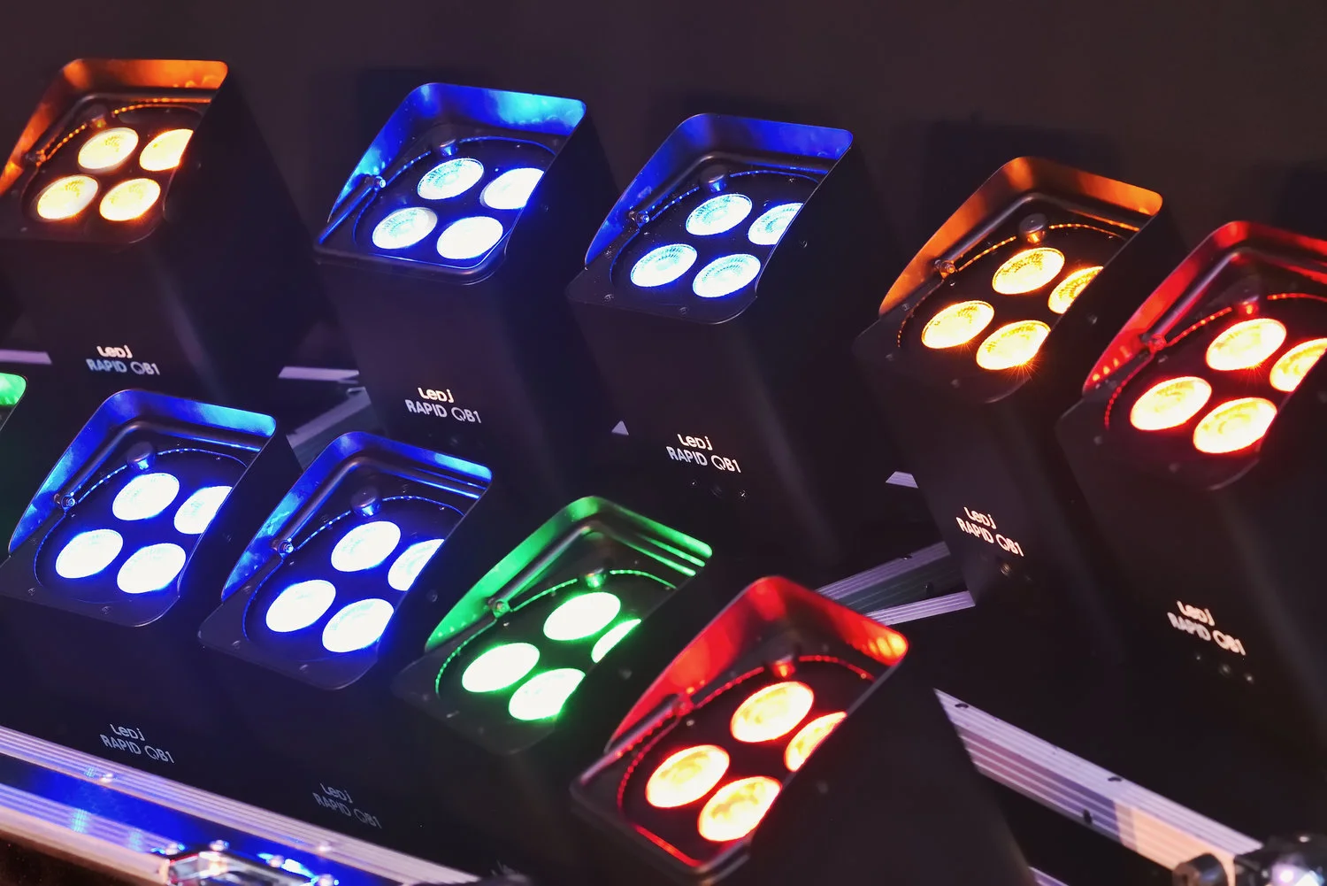 LATEST ARRIVALS: LEDJ QB1 RGBA BATTERY UPLIGHTERS