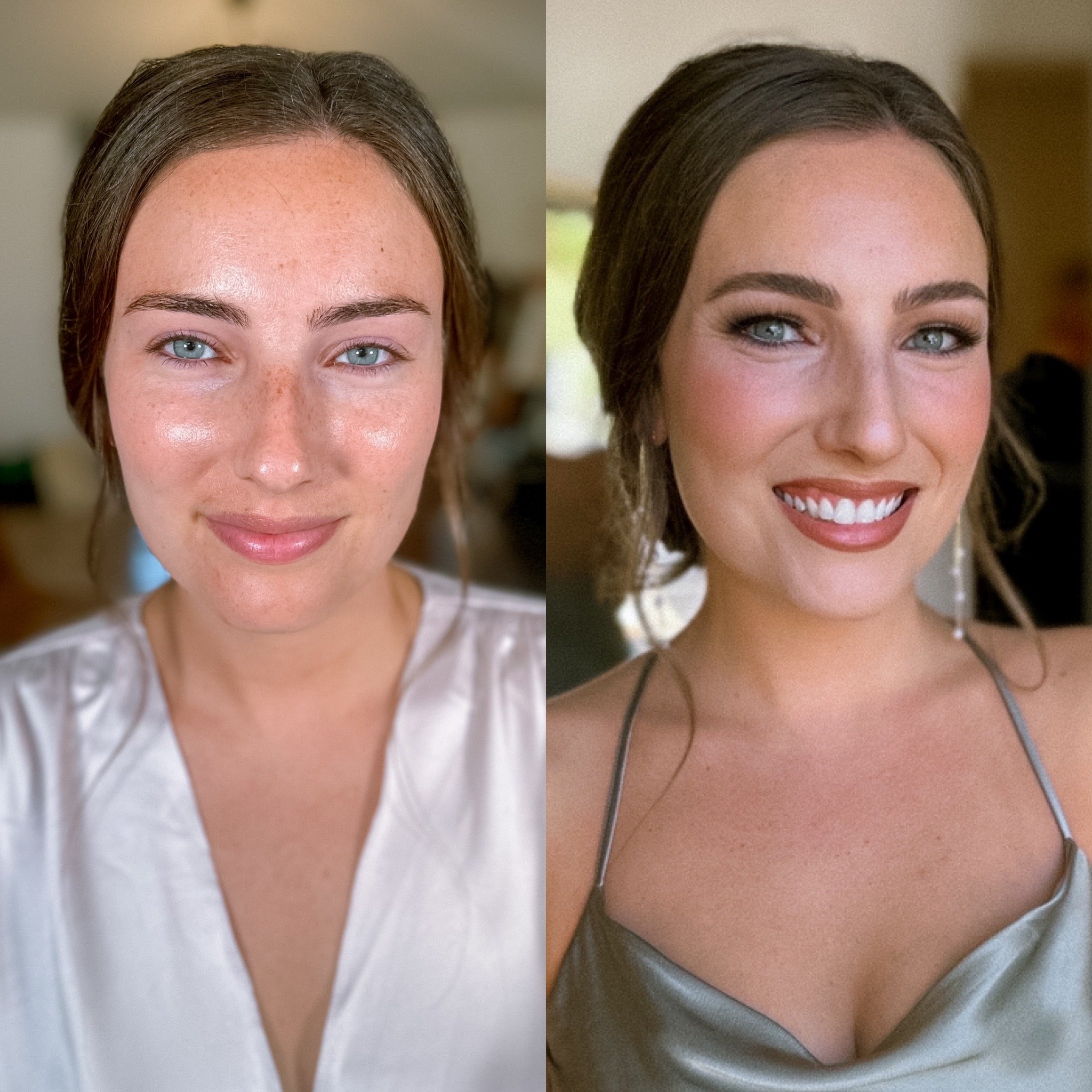 Taupe Bridesmaid Makeup