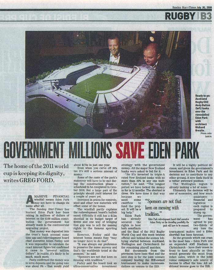 Eden Park Article - Sunday Star Times July 20th 2008.jpg