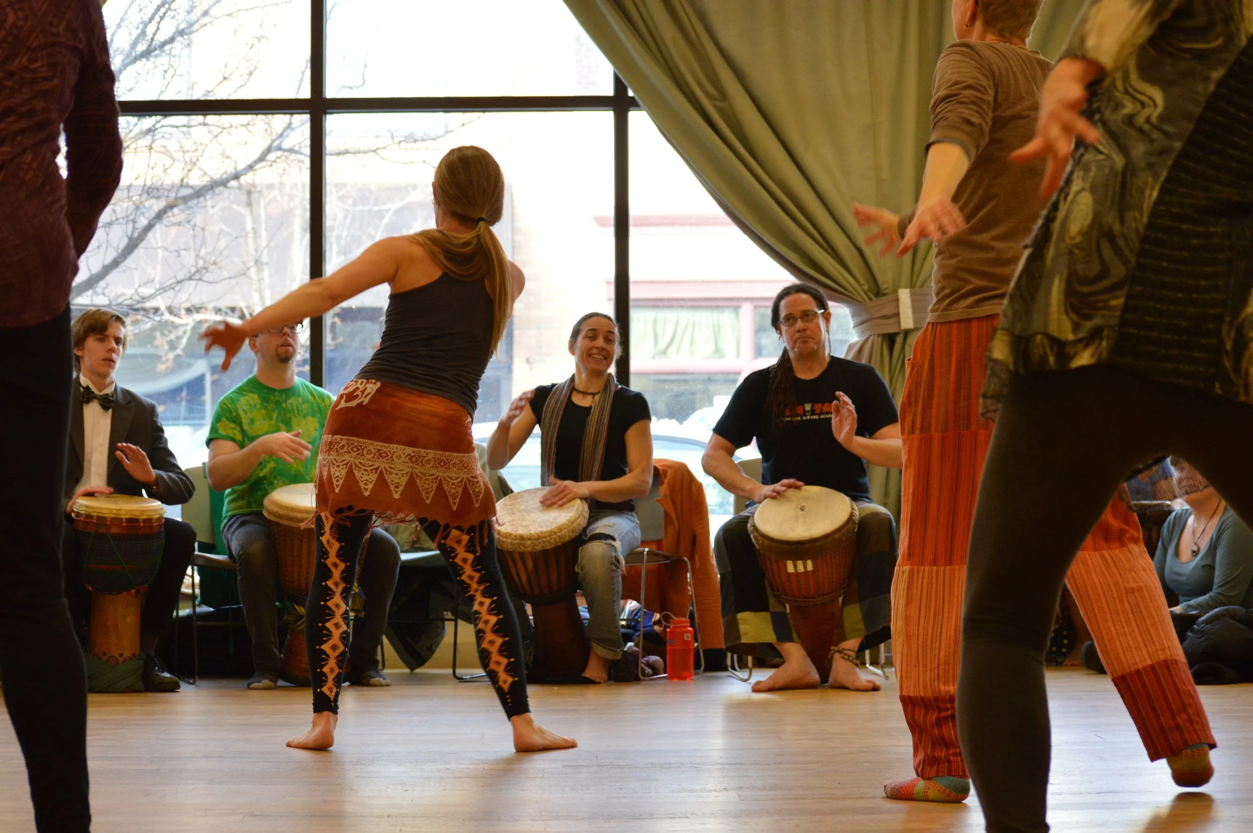 Drum and Dance at the Front St Studio