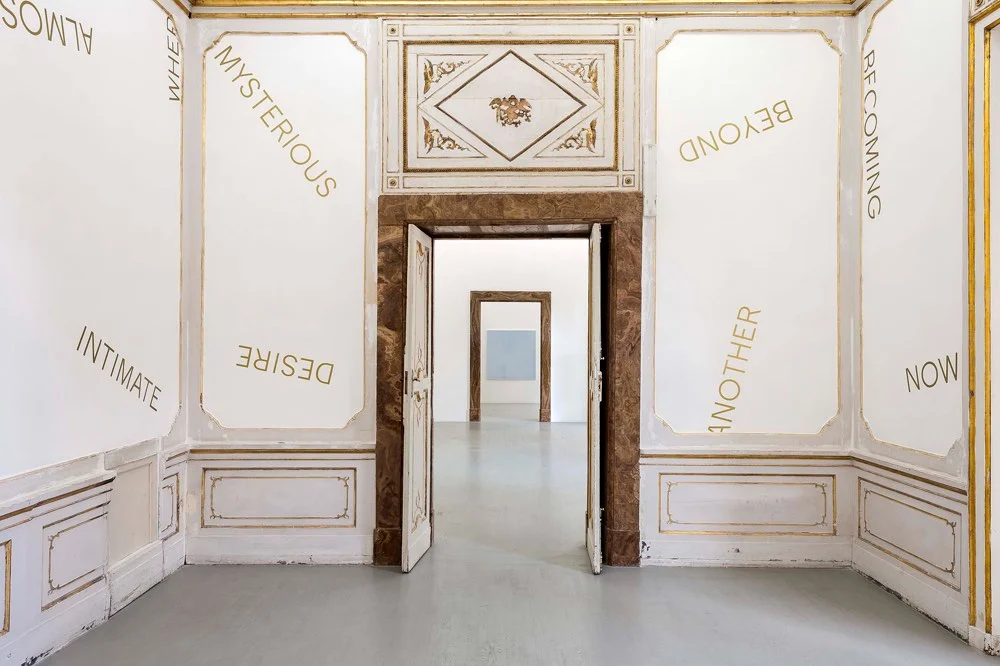 Robert Barry, Installation view, Alfonso Artiaco Napoli, 2018