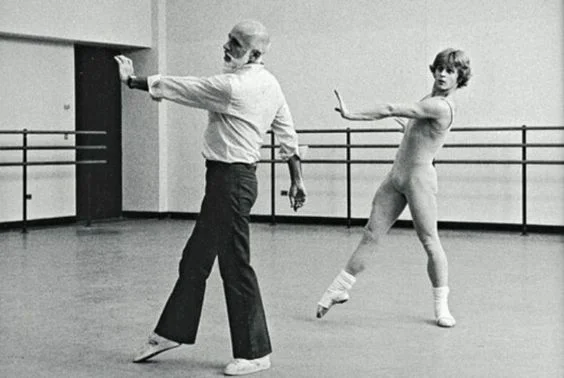 Jerome Robbins and Mikhail Barishnikov