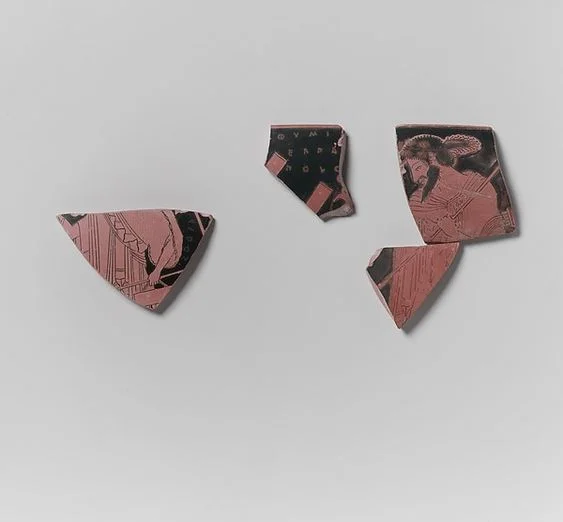 Roman pottery shards