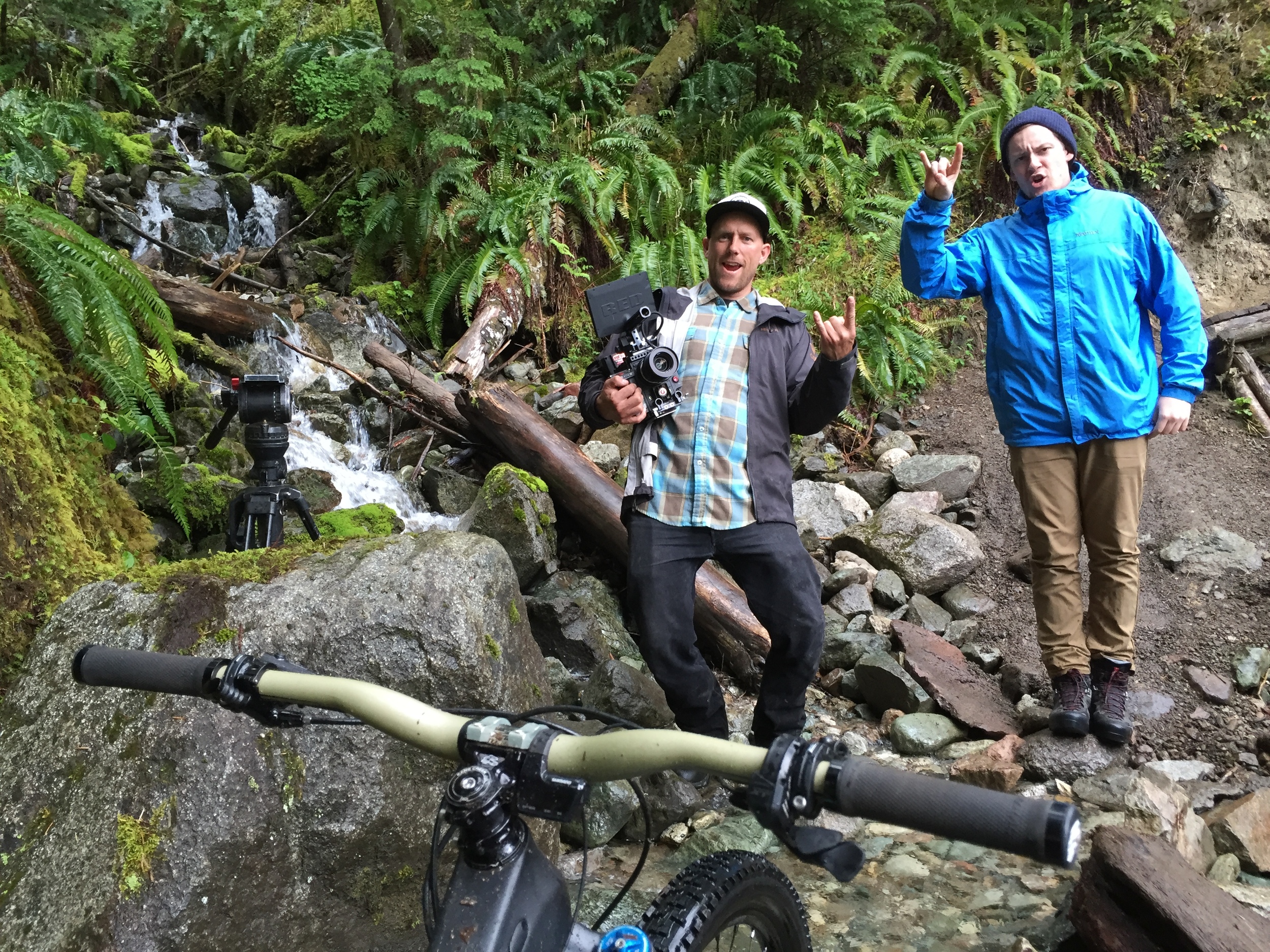 Darcy Wittenberg on the Red Camera and Matt. Spash zone.