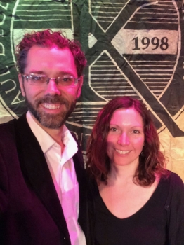 Ken and Cathy at the High Noon Saloon on St Patrick's Day, 2017