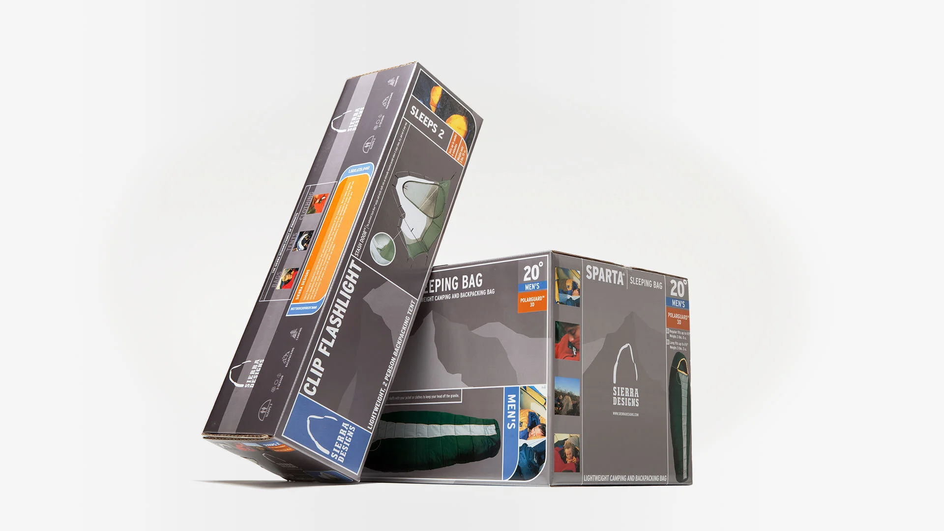 Sierra Designs retail packaging