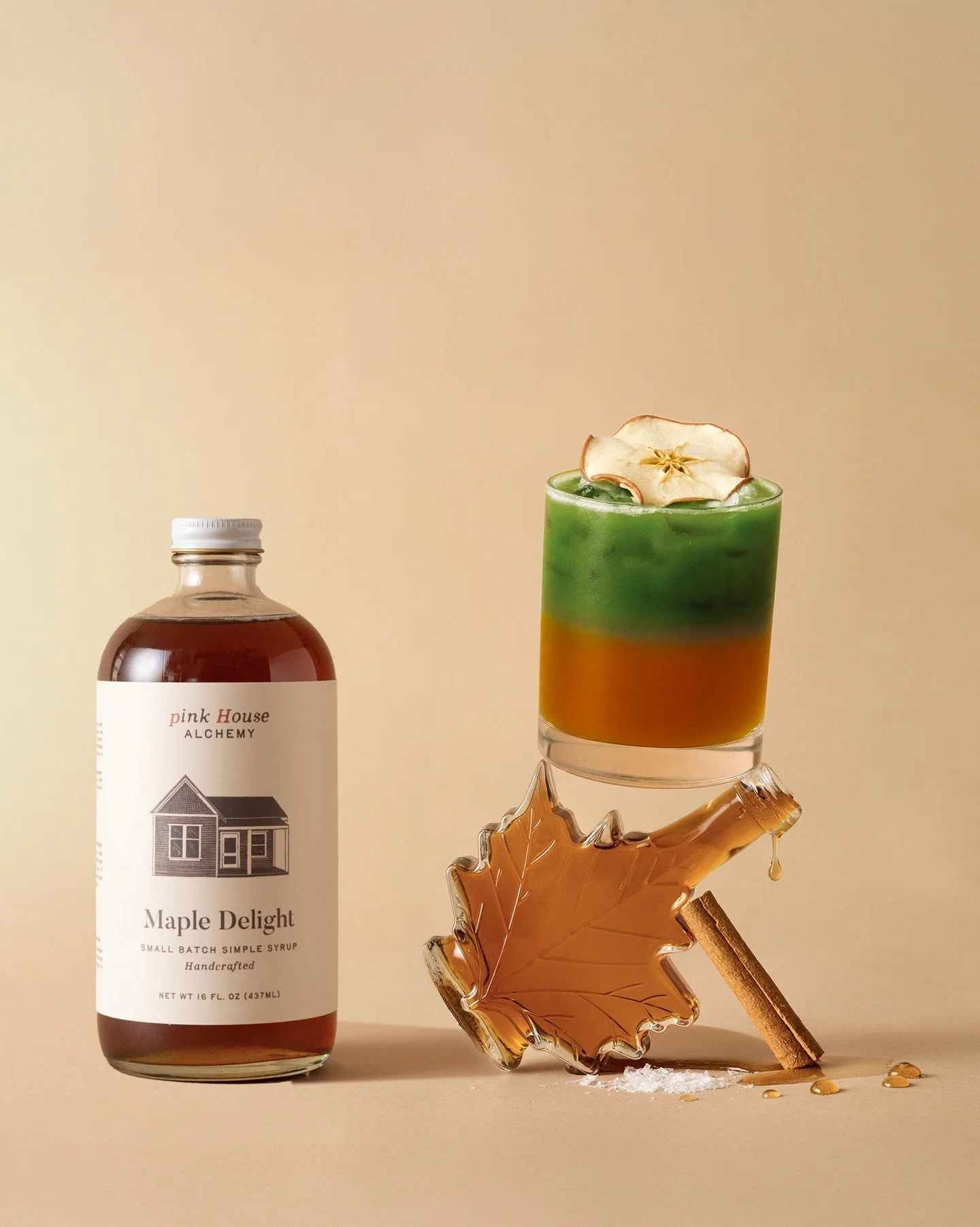 PERFECTLY BALANCED 
Maple Delight is a friend in your cup &amp; a fire in your hearth.

A sweet story remembered &amp; the colorful wonder of now. 

Ceremonial tea leaves, meet Vermont maple sap straight from the sugar trees &amp; tart apple magic in