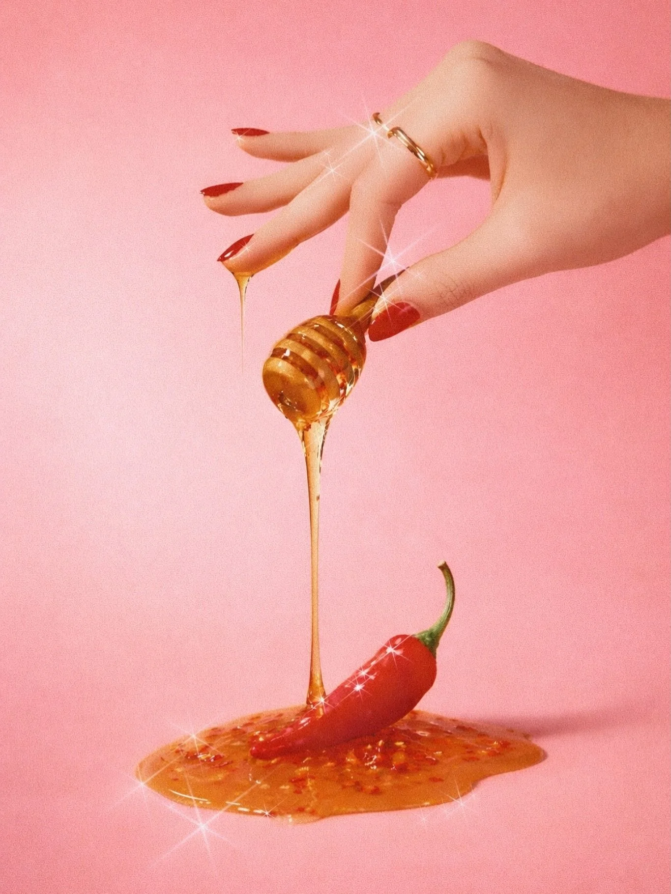 Oops. Did we give it away? 
Dropping February 14.
Sweet or spicy? 🍯 🌶️ 

🏷️ 
Pink House Alchemy, Craft Cocktails, Seasonal Drinks, Artisan Drinks, Small Batch, Handmade Flavors, Cocktail Syrup, Coffee Syrup, Coffee Creations, Seasonal Drinks, Spec