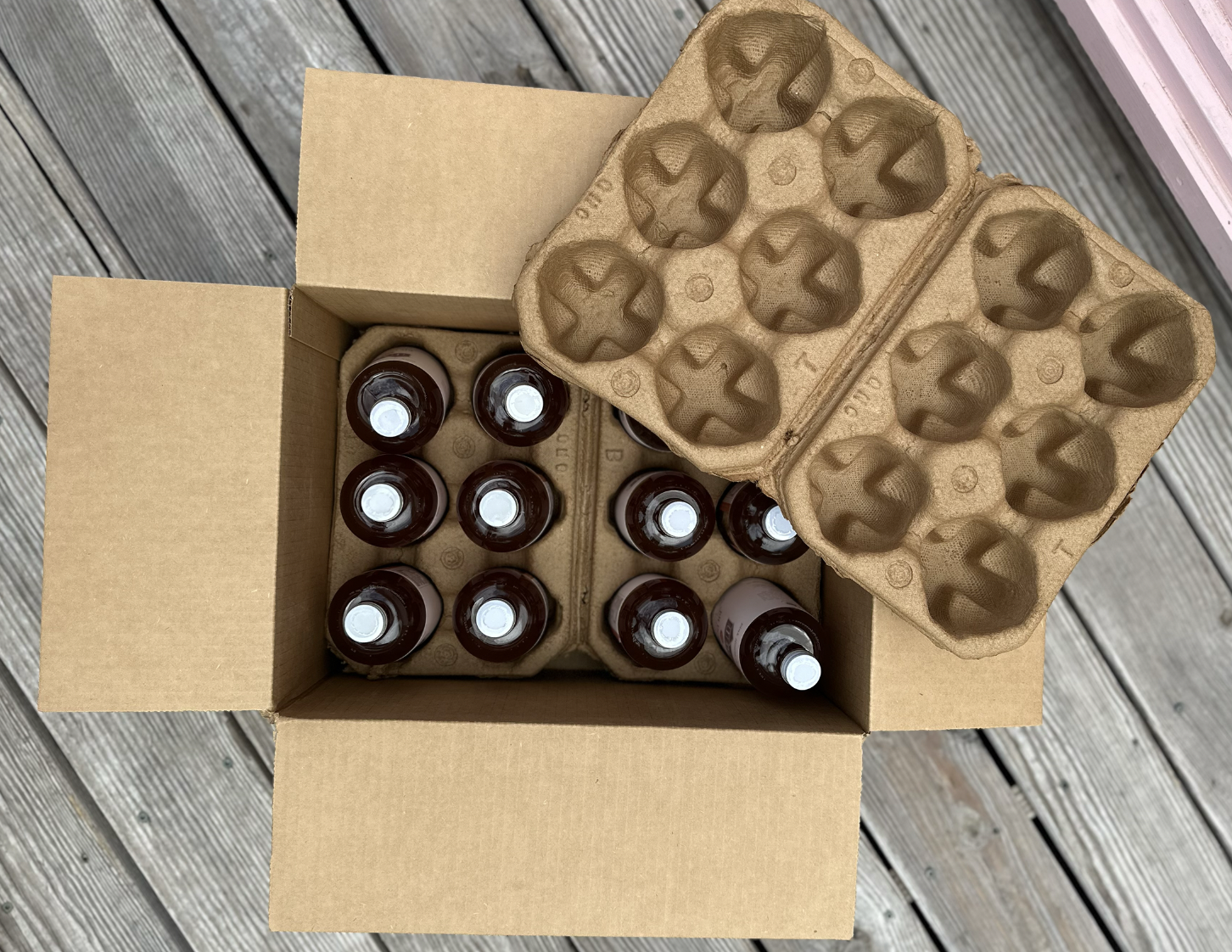 4 Pack Eco Friendly Beer Shipping Box