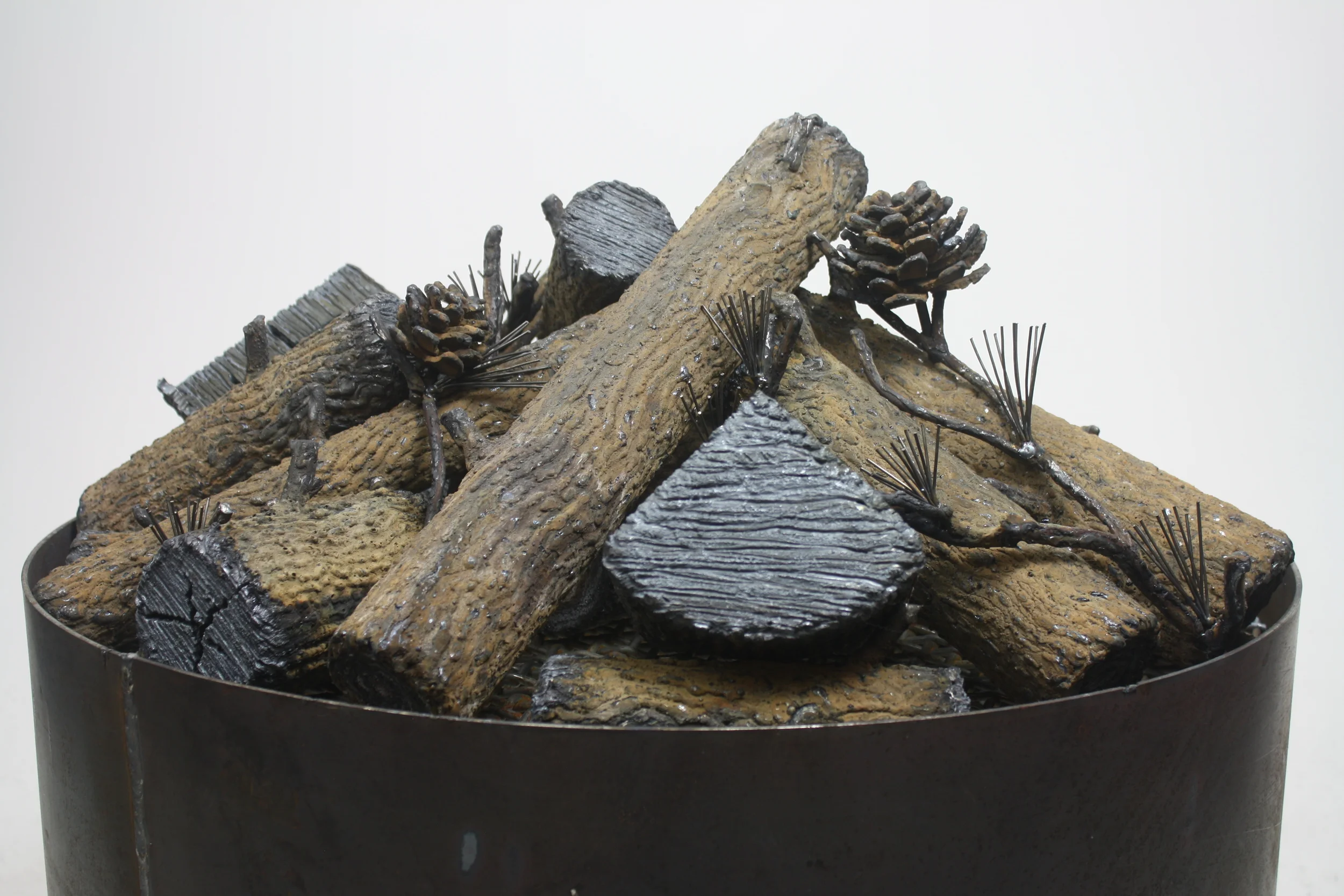 Metal Fire Pit Logs Colorado Custom Fire Pits — Colorado Custom Fire Pits