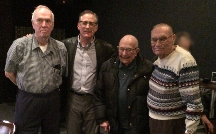 World War Two veterans with me in Rochester, NY after a performance.