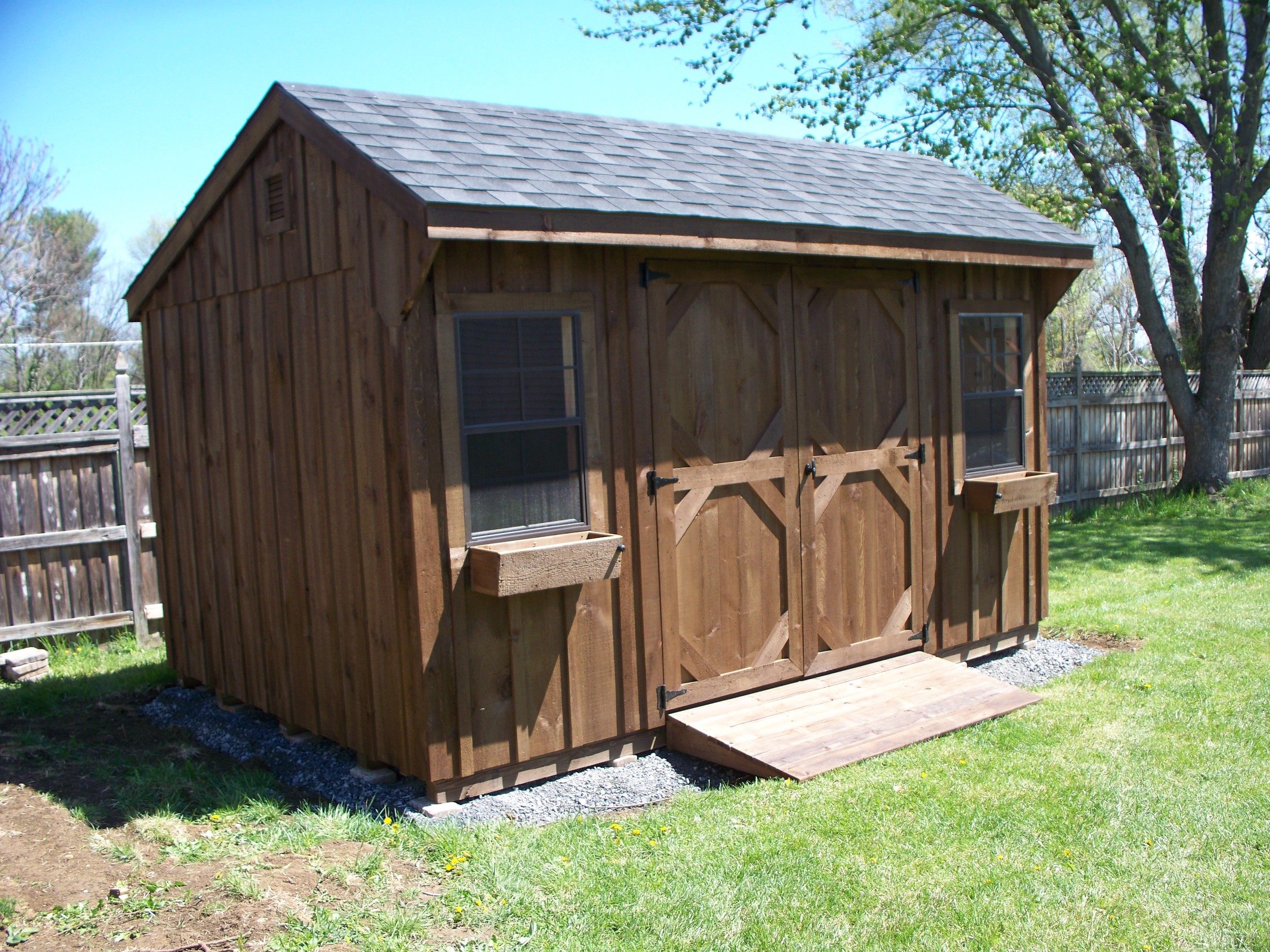 wood amish shed