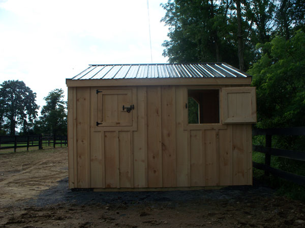 pre-built horse barn