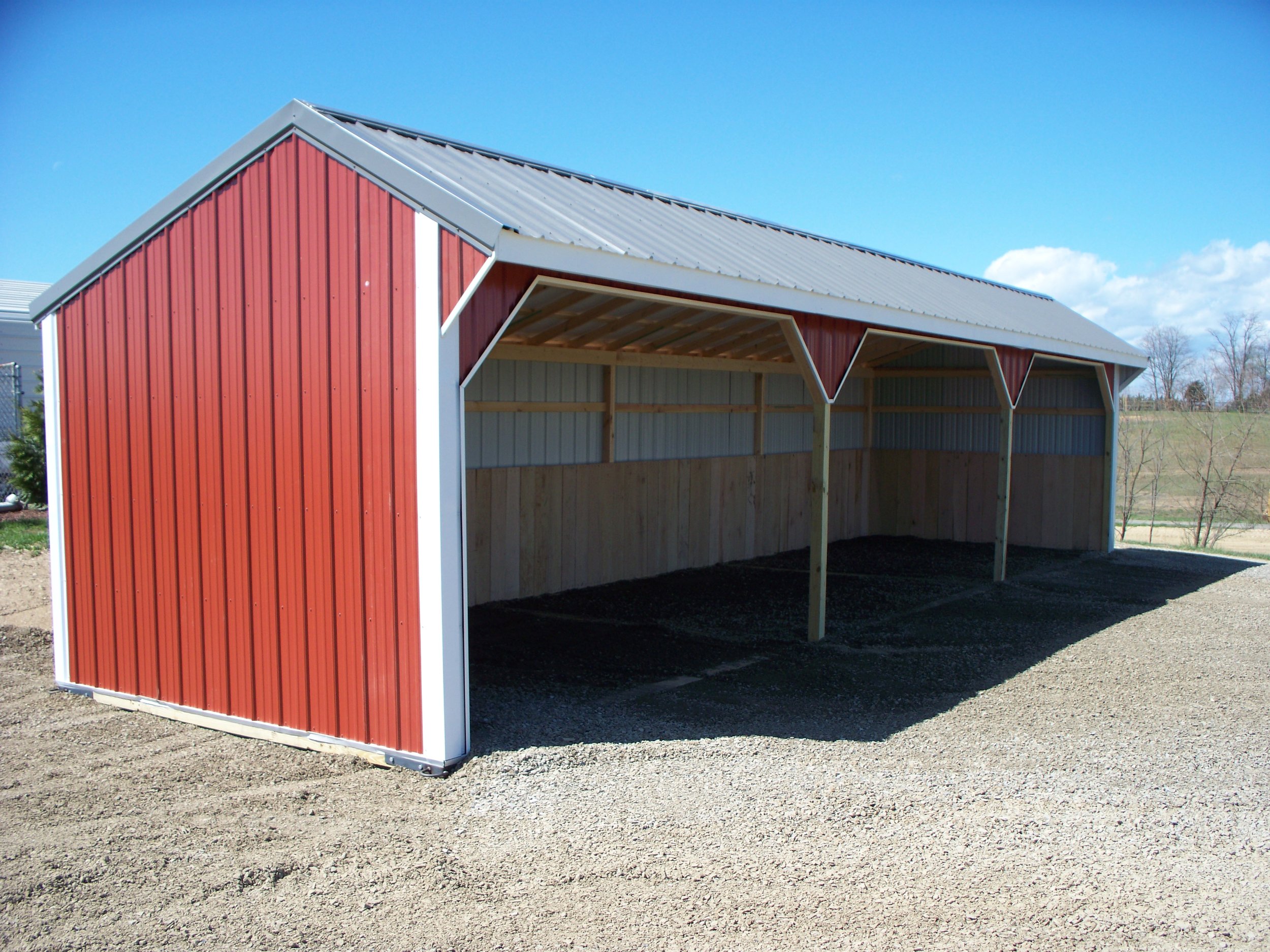 runin amish shed