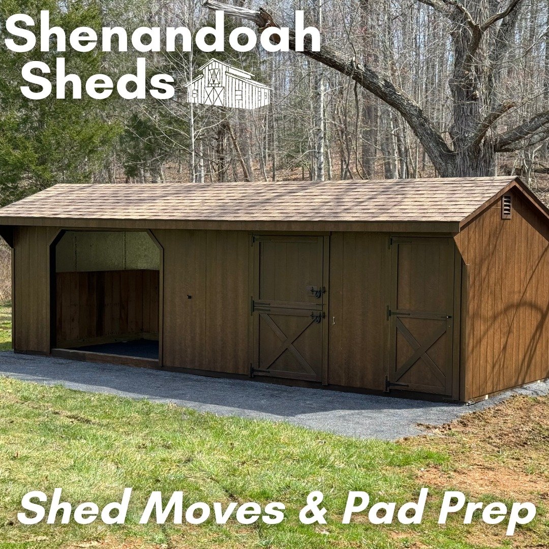 Need a shed moved?  We can help!

We recently moved this 10x30 row barn from Delaplane to Upperville and did the pad prep for its new home. 

If you're moving but want to take your shed with you&mdash;or just need it moved on your current property&md