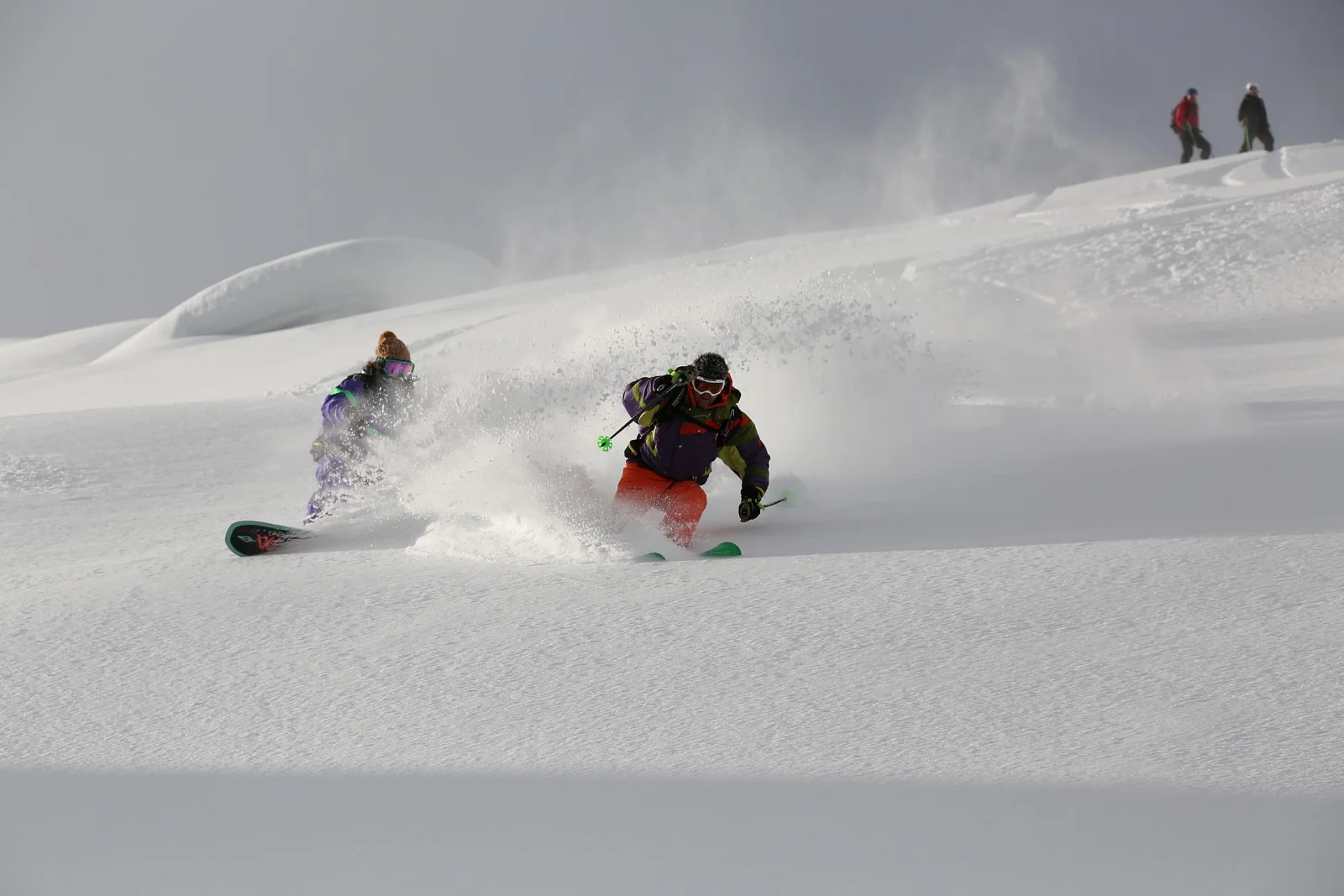 Leanne getting her daily slash. Photo: Kent Vertrees