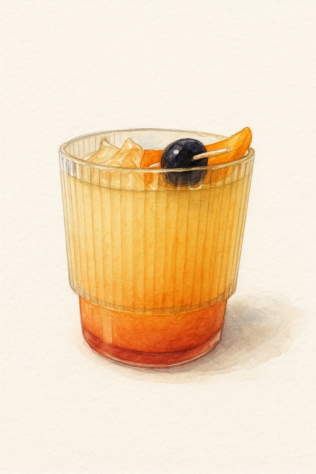 Complimentary drink at Siren Curl Studio.