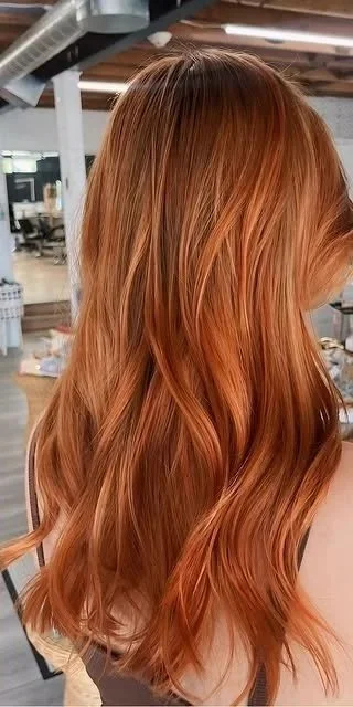 After photo of a Siren Color Session showcasing vibrant hair color with rich tone and shine.