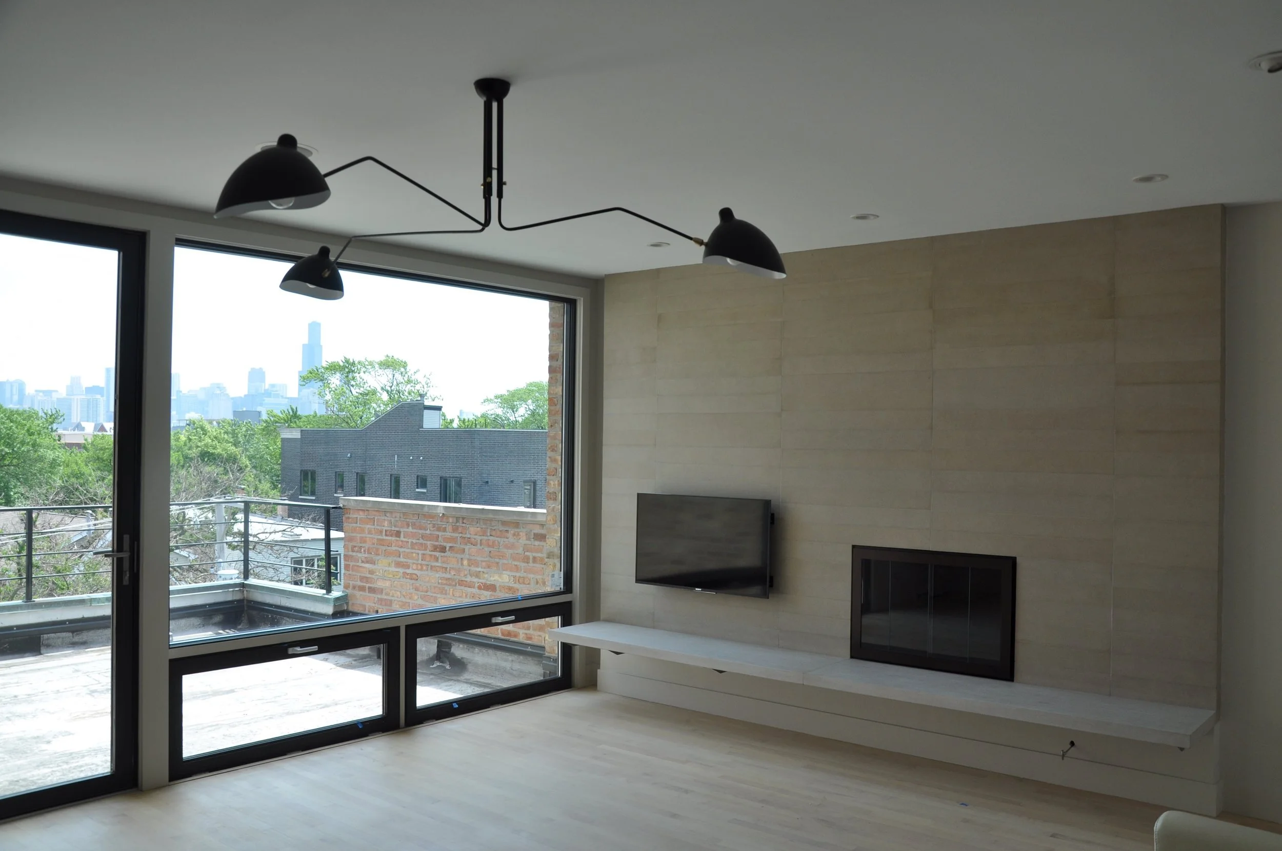 Wicker Park fireplace