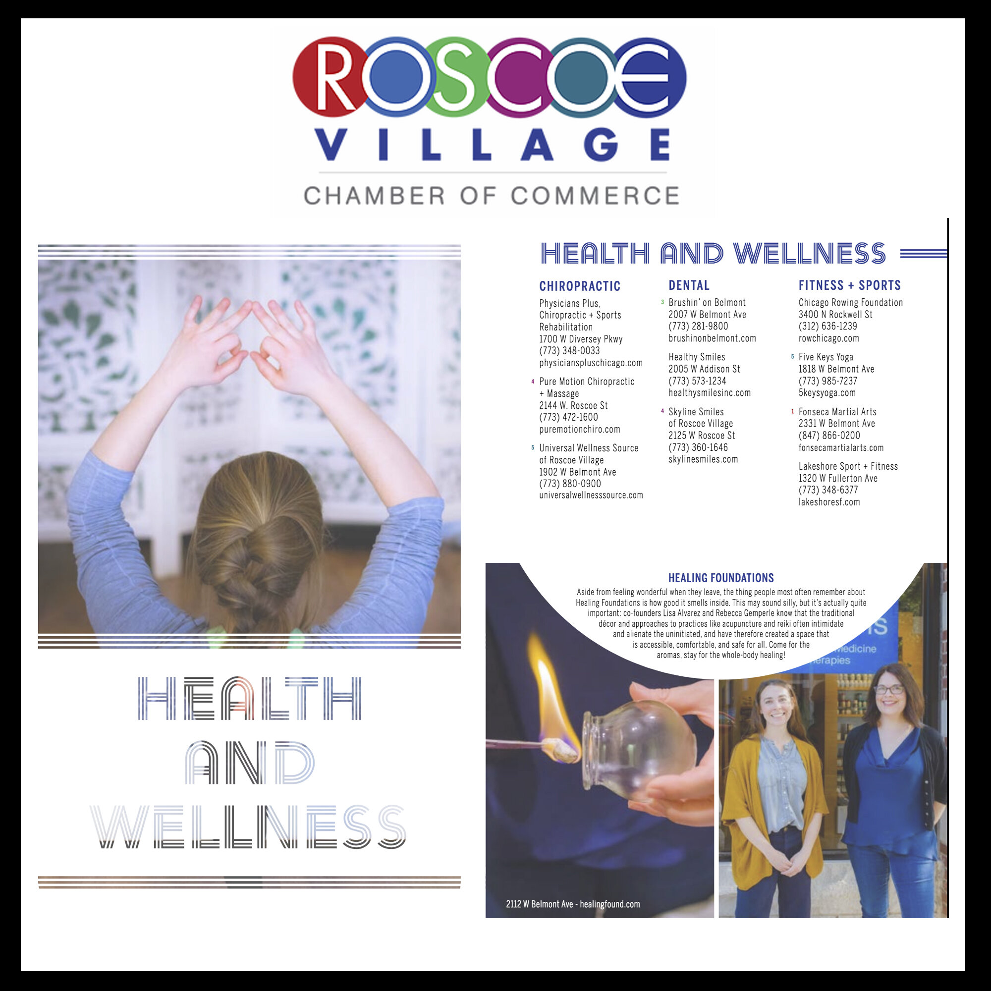 Roscoe Village Chamber of Commerce Neighborhood Guide 2019