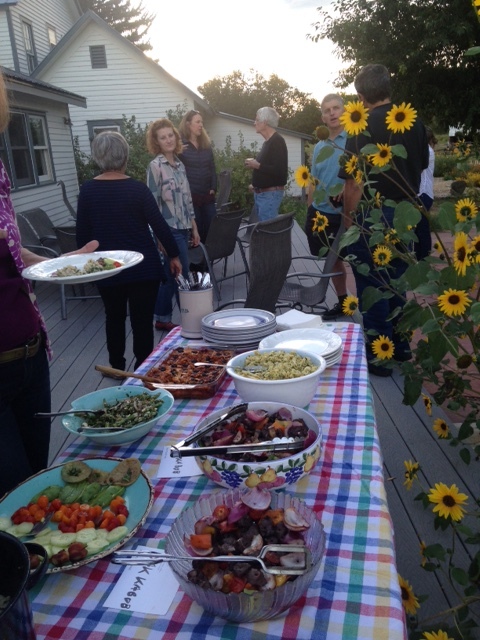 Welcome potluck.