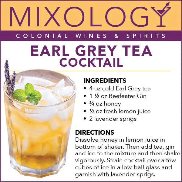 Earl Grey Tea Cocktail — Colonial Wines & Spirits