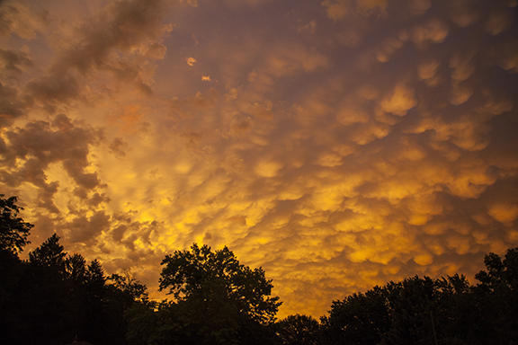 Mammatus Photo by Craig Johnson taken at Cedar Falls, Iowa