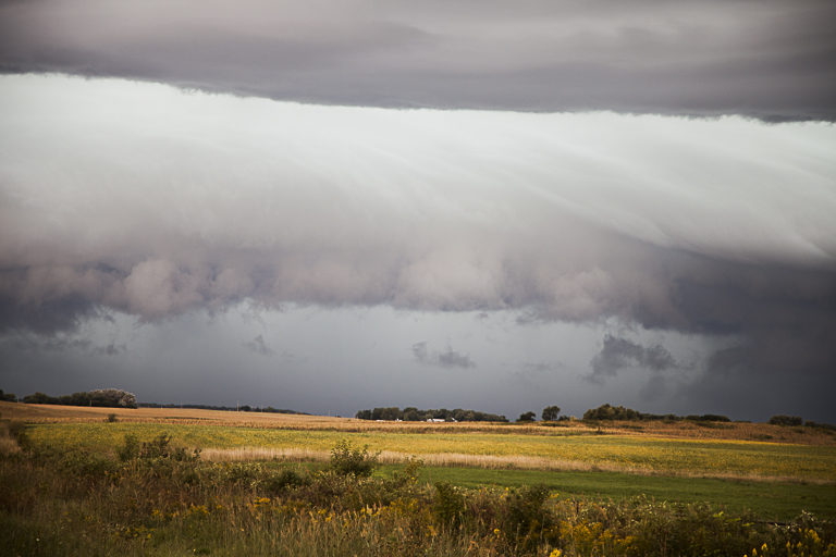 Close-up of Arcus Cloud Looking West along Highway 20 South of Alden, Iowa, PHOTO by CRAIG JOHNSON