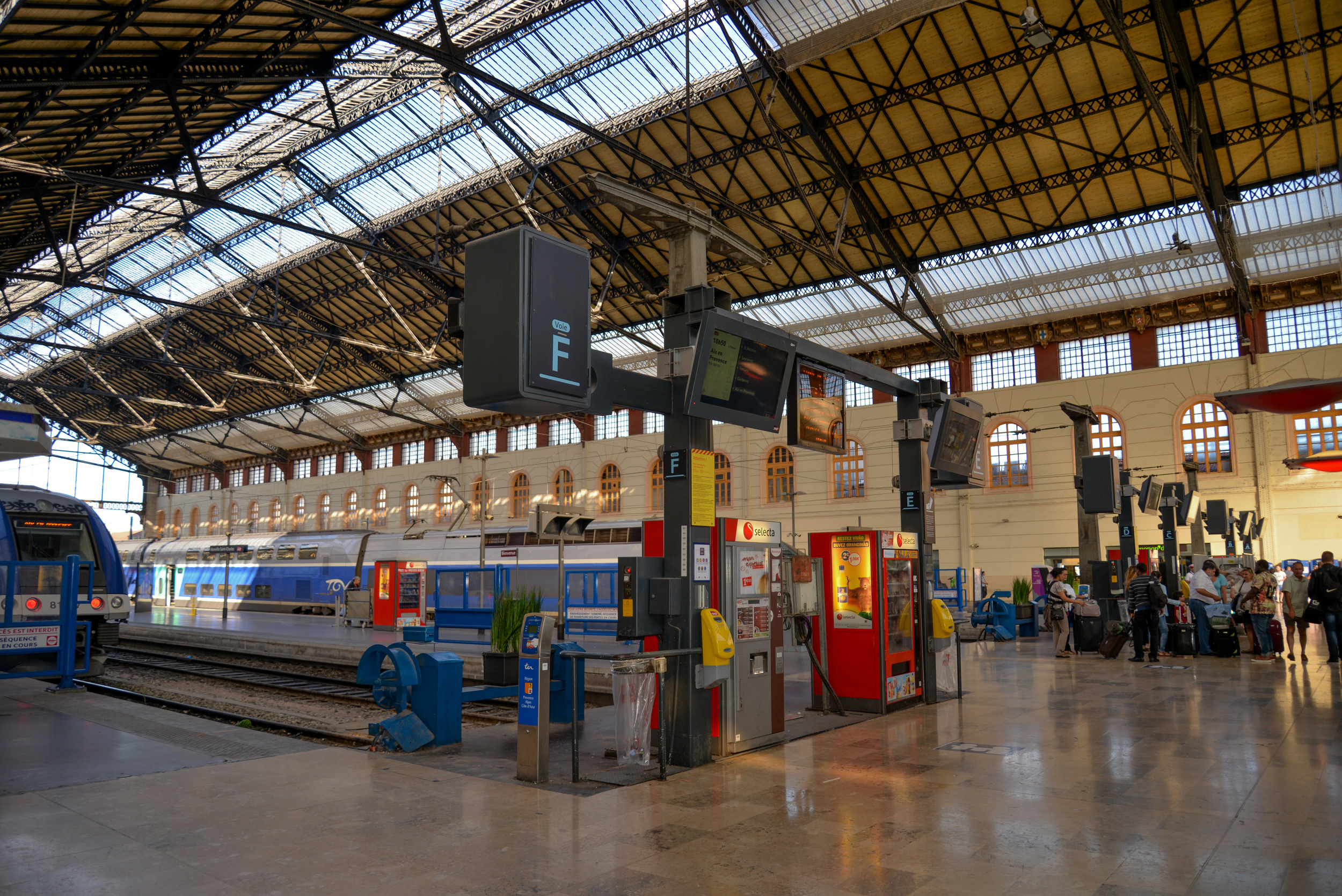 Gare Saint Charles in Marseille, France