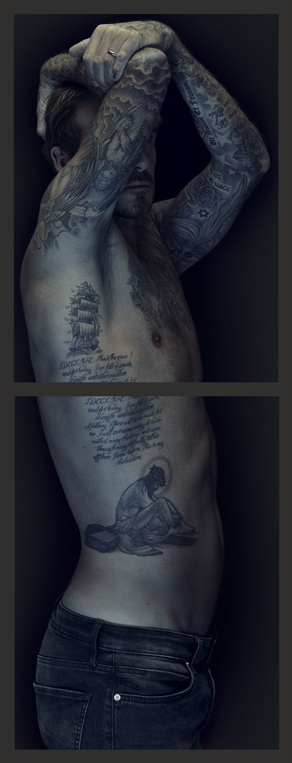 David Beckham. Photo by Nadav Kander.