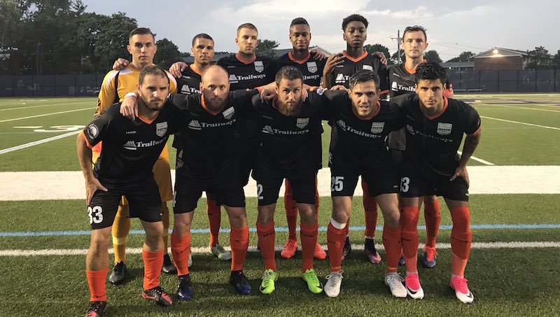 Stockade's Starting XI at Boston City FC. (Photo: Dan Hoffay)