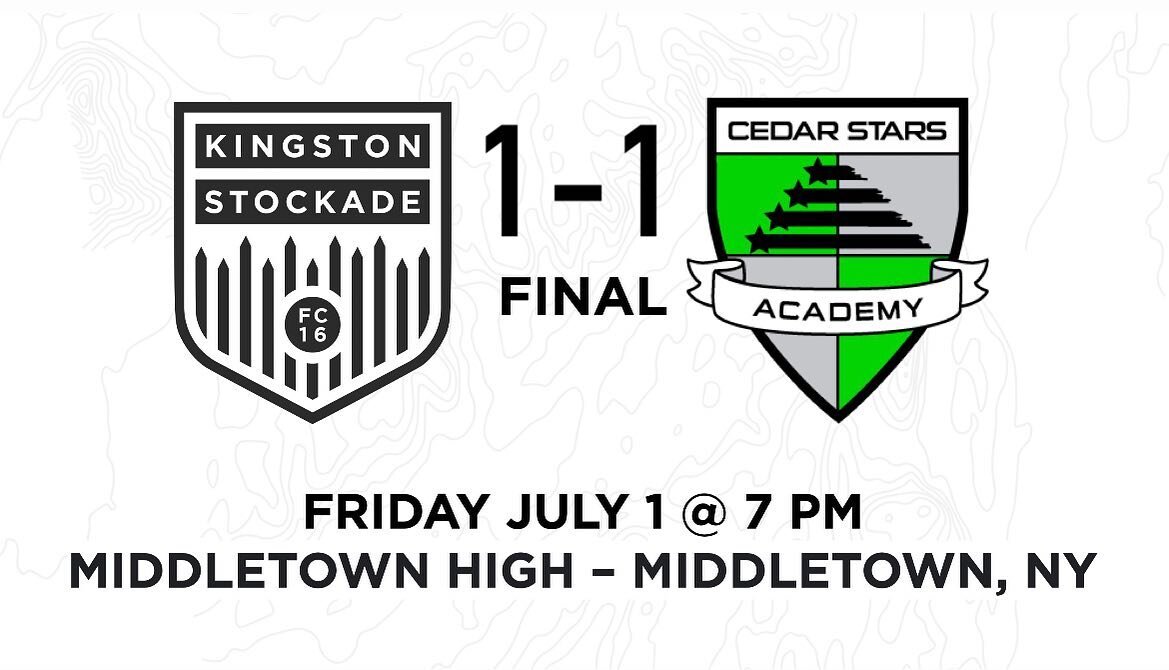 FT | A late goal forces a share of the points in Middletown. 

All to play for on the final day of the season!