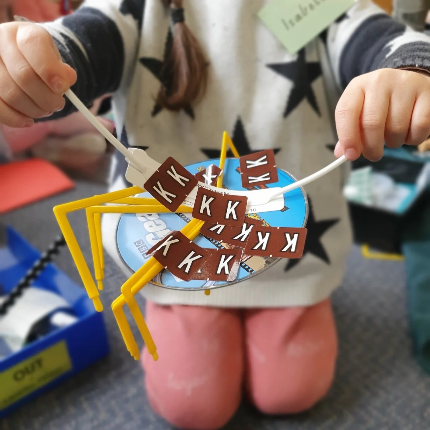Kindergarten incursions include an ‘upcycling’ challenge for children to creatively explore ways to make new items from old.