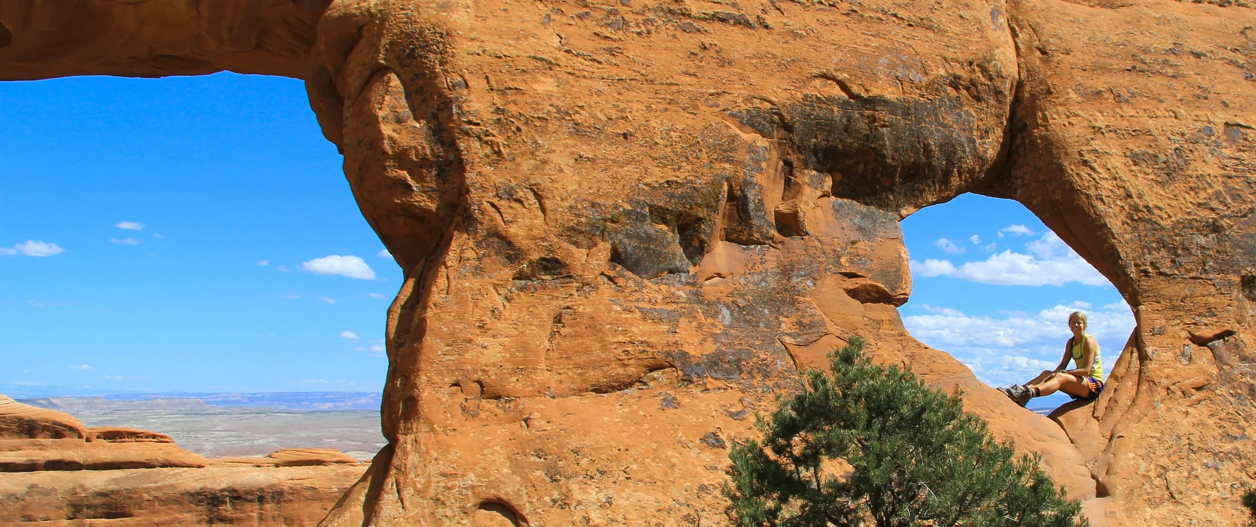 Corrine at Arches National Park, Utah.