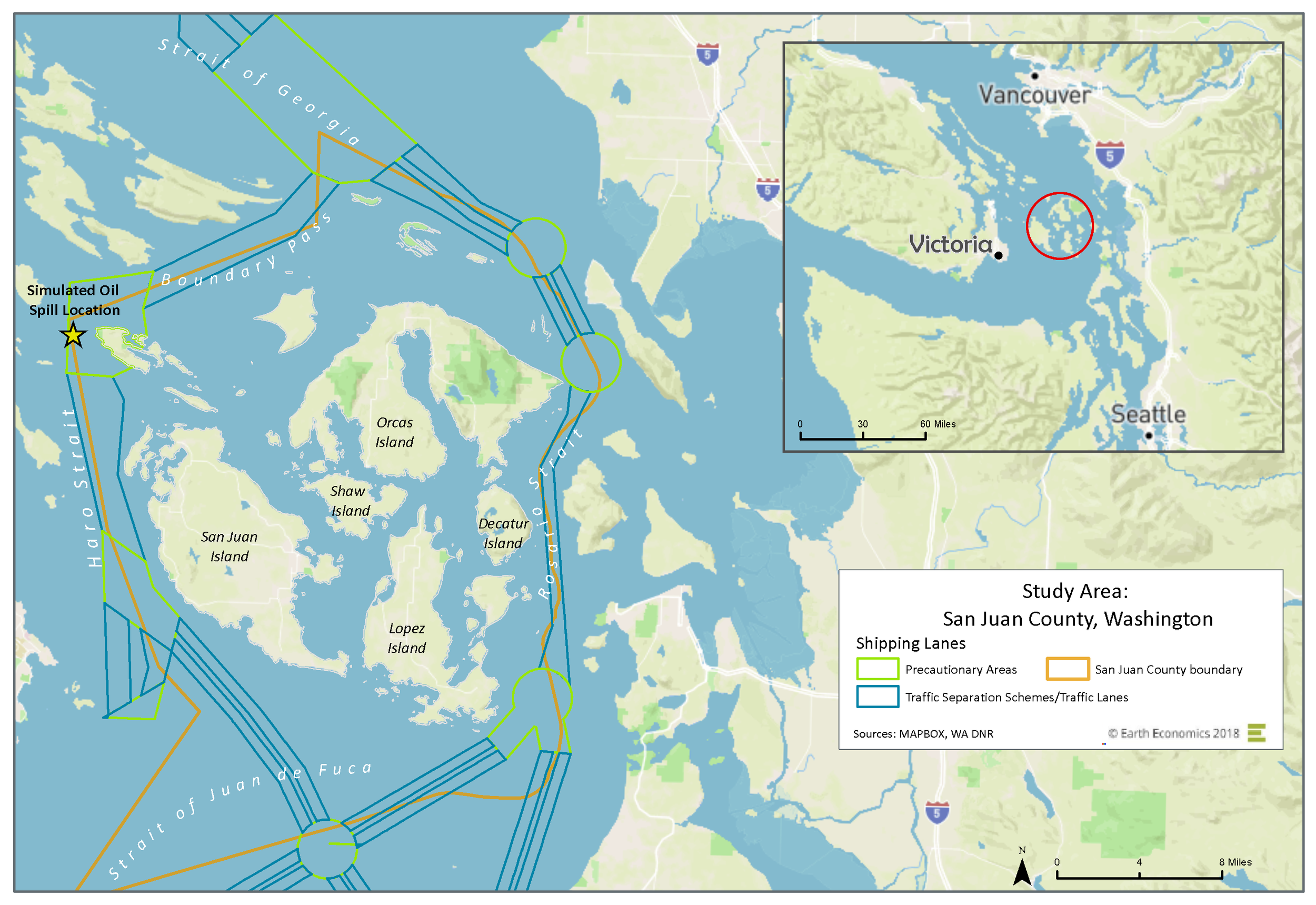 Study Area: San Juan County, Washington Click to Enlarge
