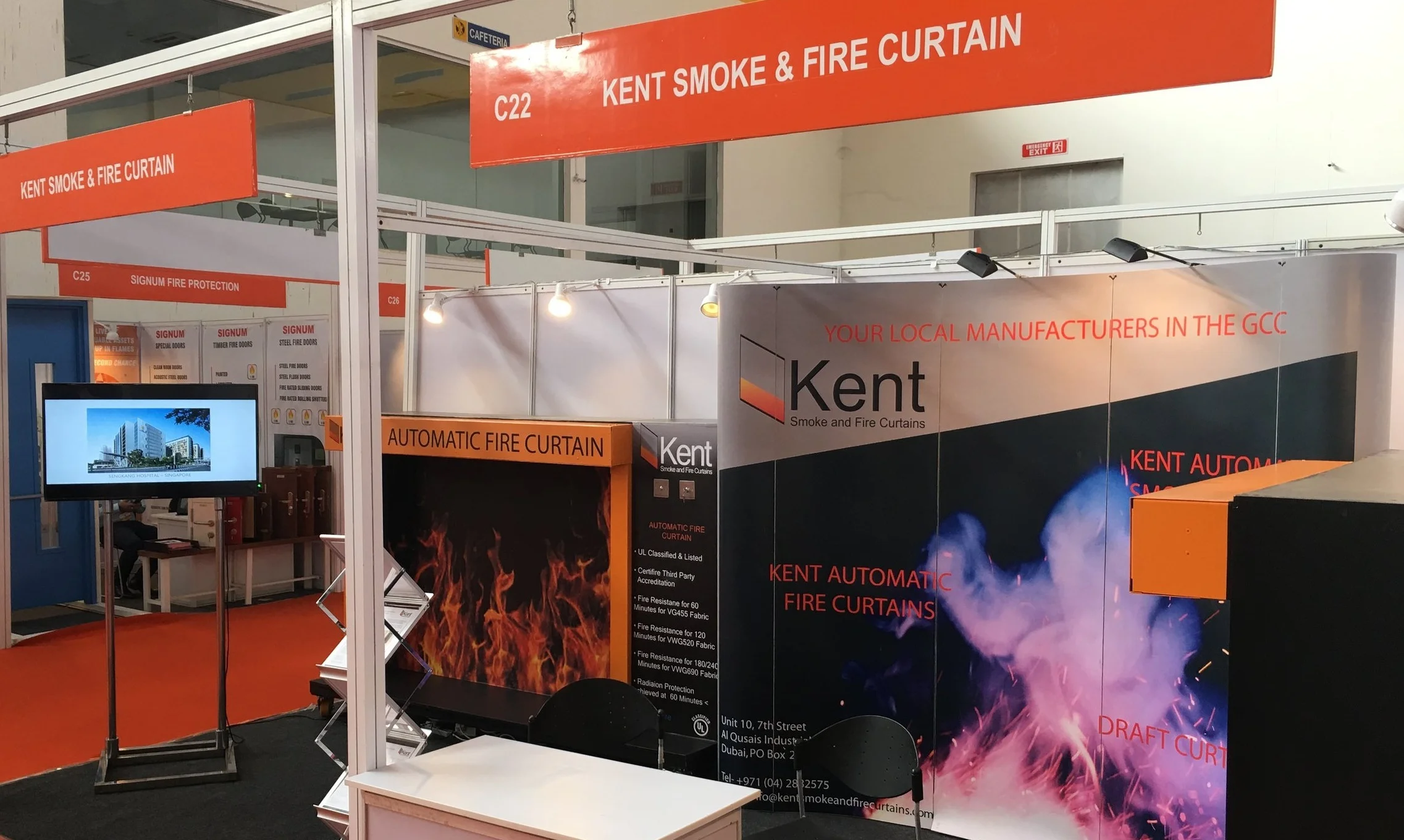 Kent Fire India 2018 Smoke Curtains Fire Curtains Fixed