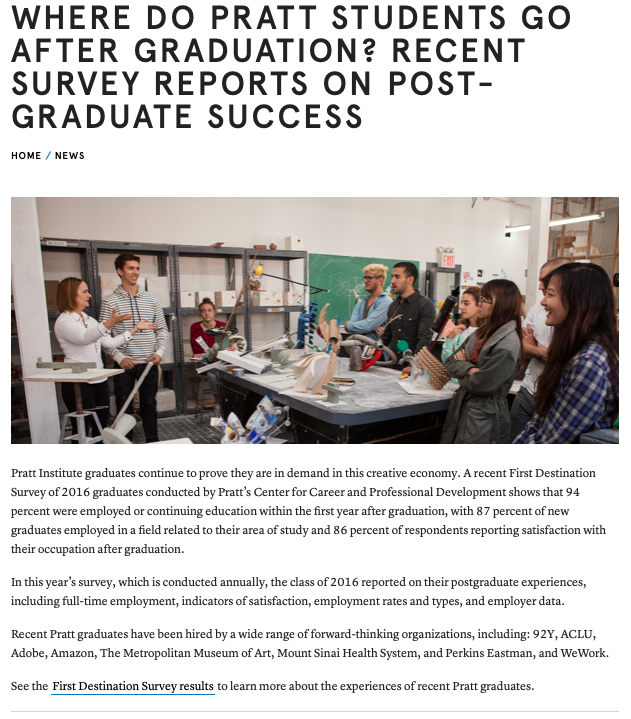Post-Graduate Success Report