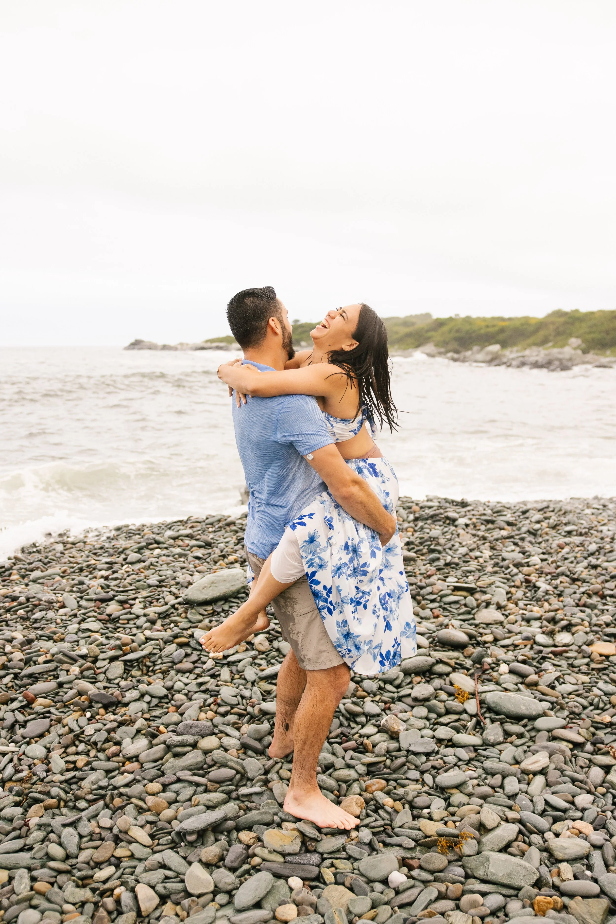 Summer Engagement Session at Second Beach