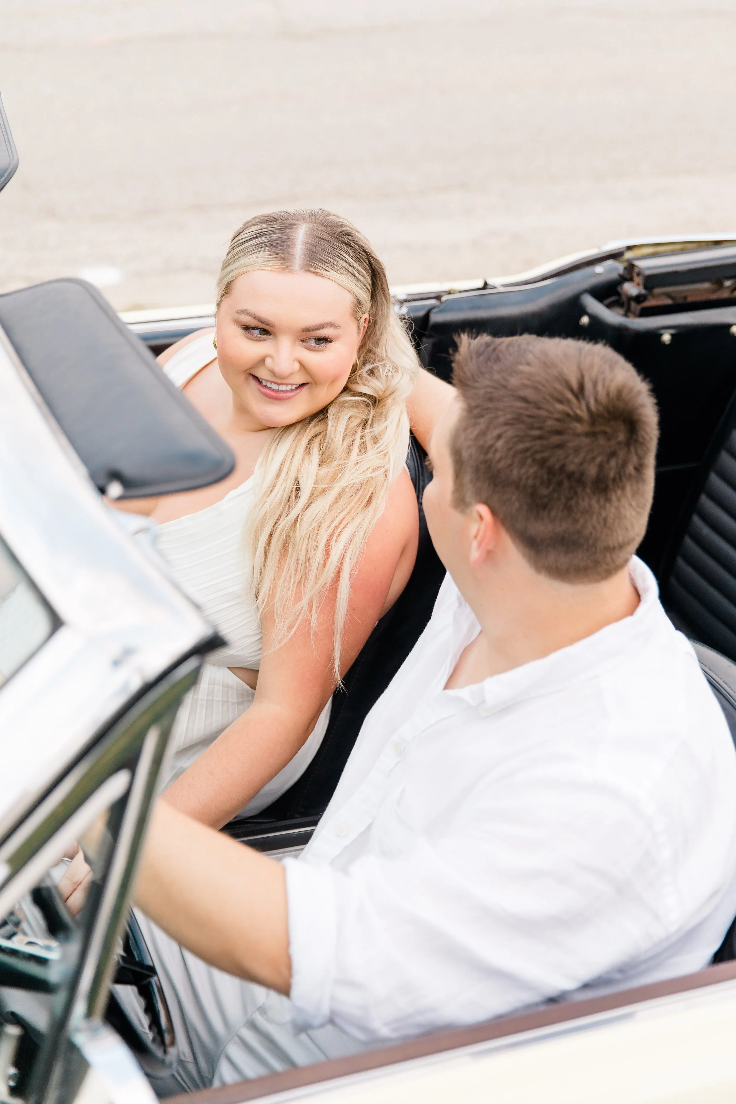 Vintage Charm at Beavertail State Park Engagement sESSION