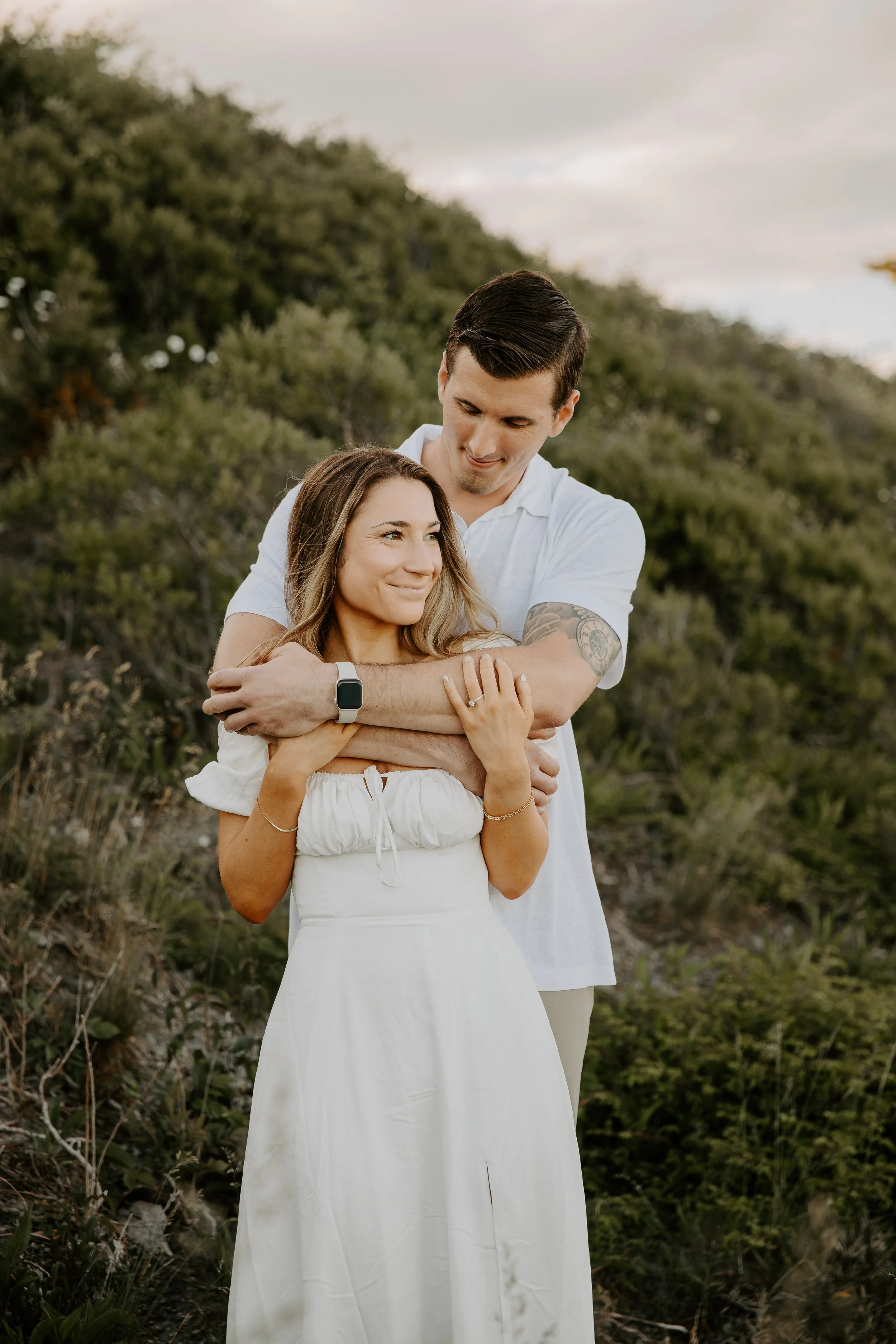 Laughter, Love, and Ocean Views: Engagement at Beavertail