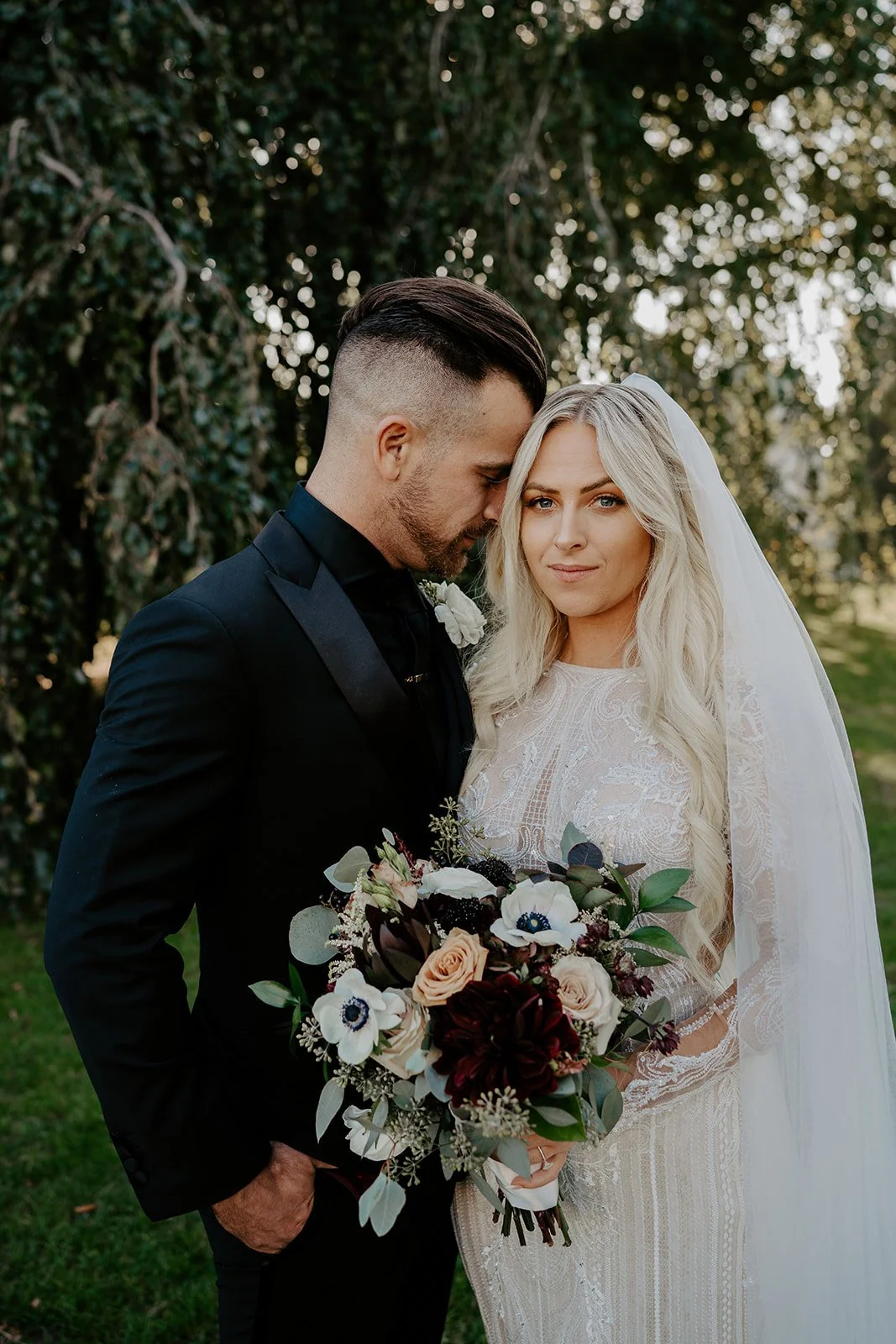 A Stunning Fall Wedding at Rosecliff Mansion