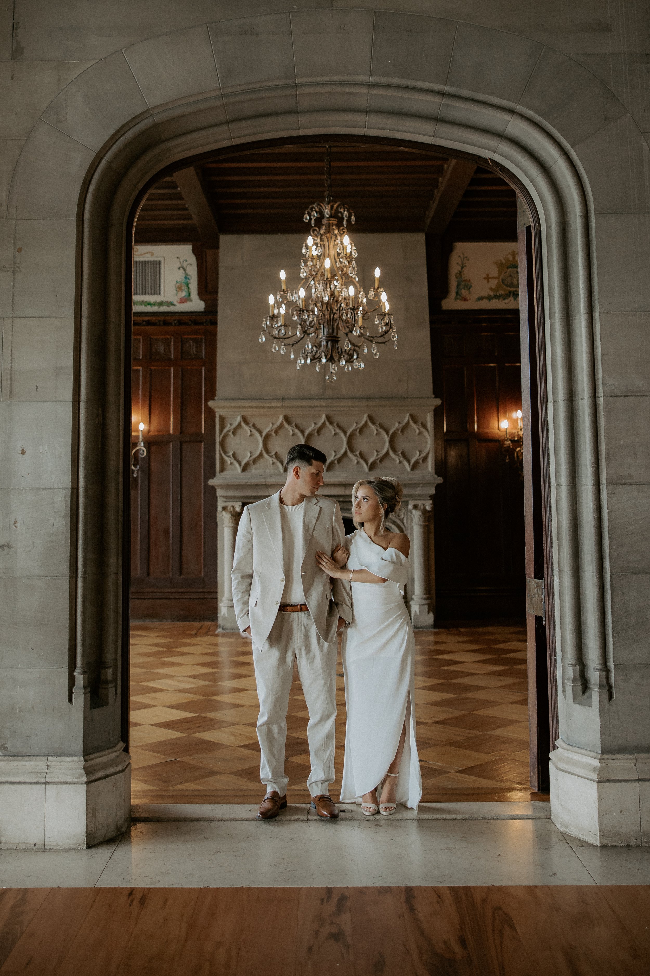 Where Romance Meets Grandeur | Florentine Gardens Engagement Session