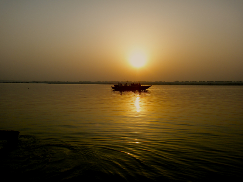 A Hazy Varanasi Sunrise