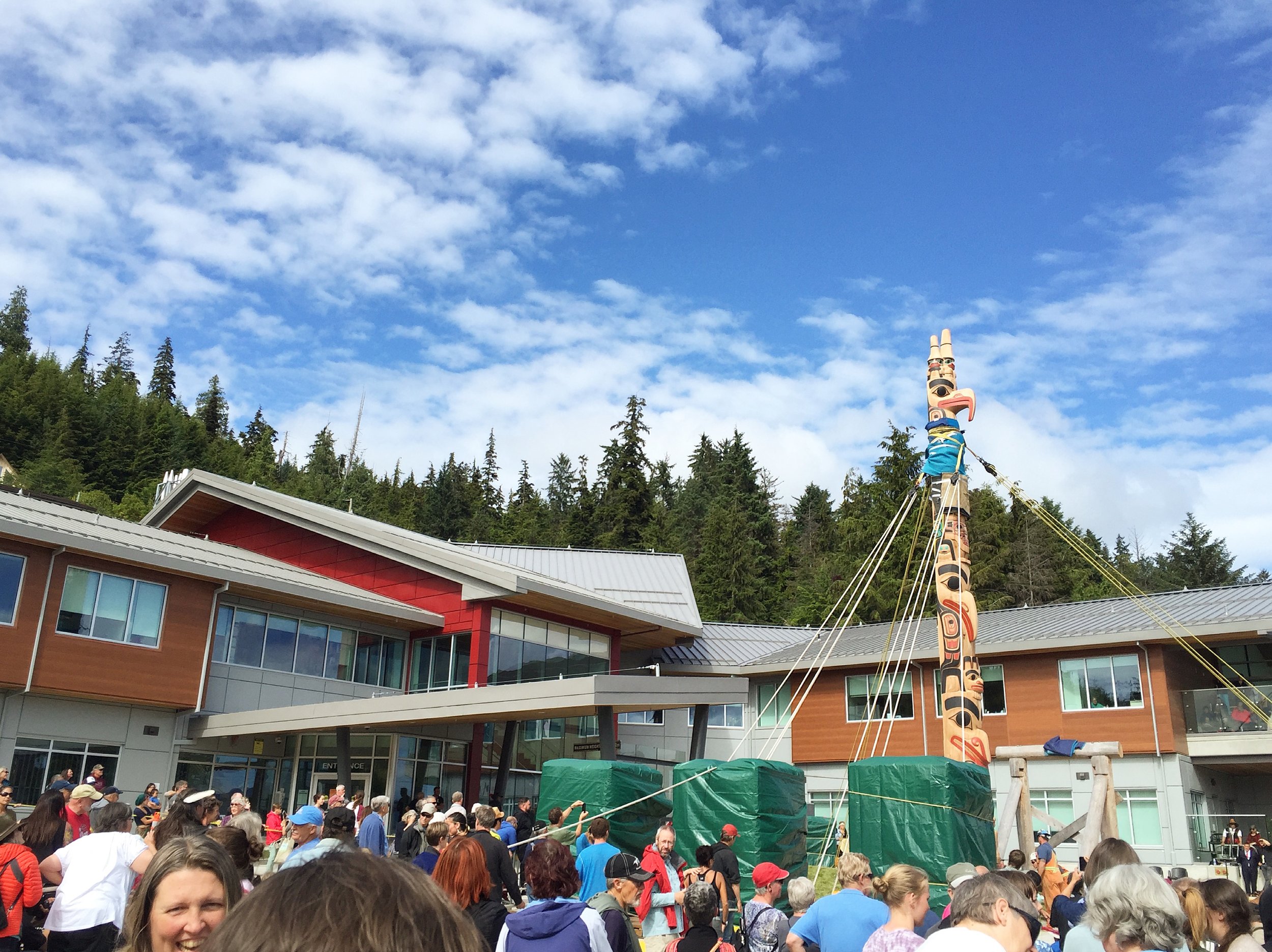 Witnessing A Monumental Pole Raising published on Kits Scrubs Blog