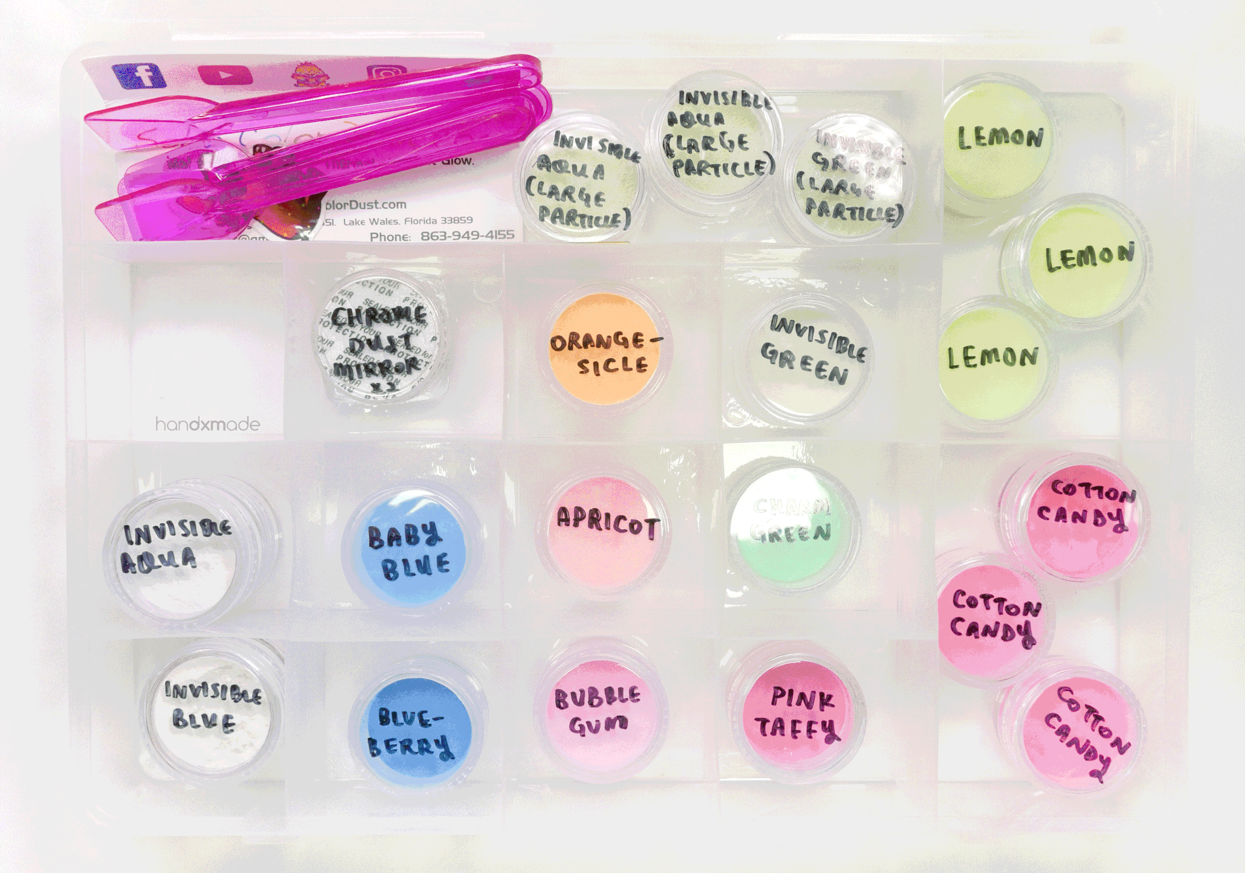 GLOW DUST REVIEW AND TESTS ON POLYMER CLAY • SOLAR COLOR DUST