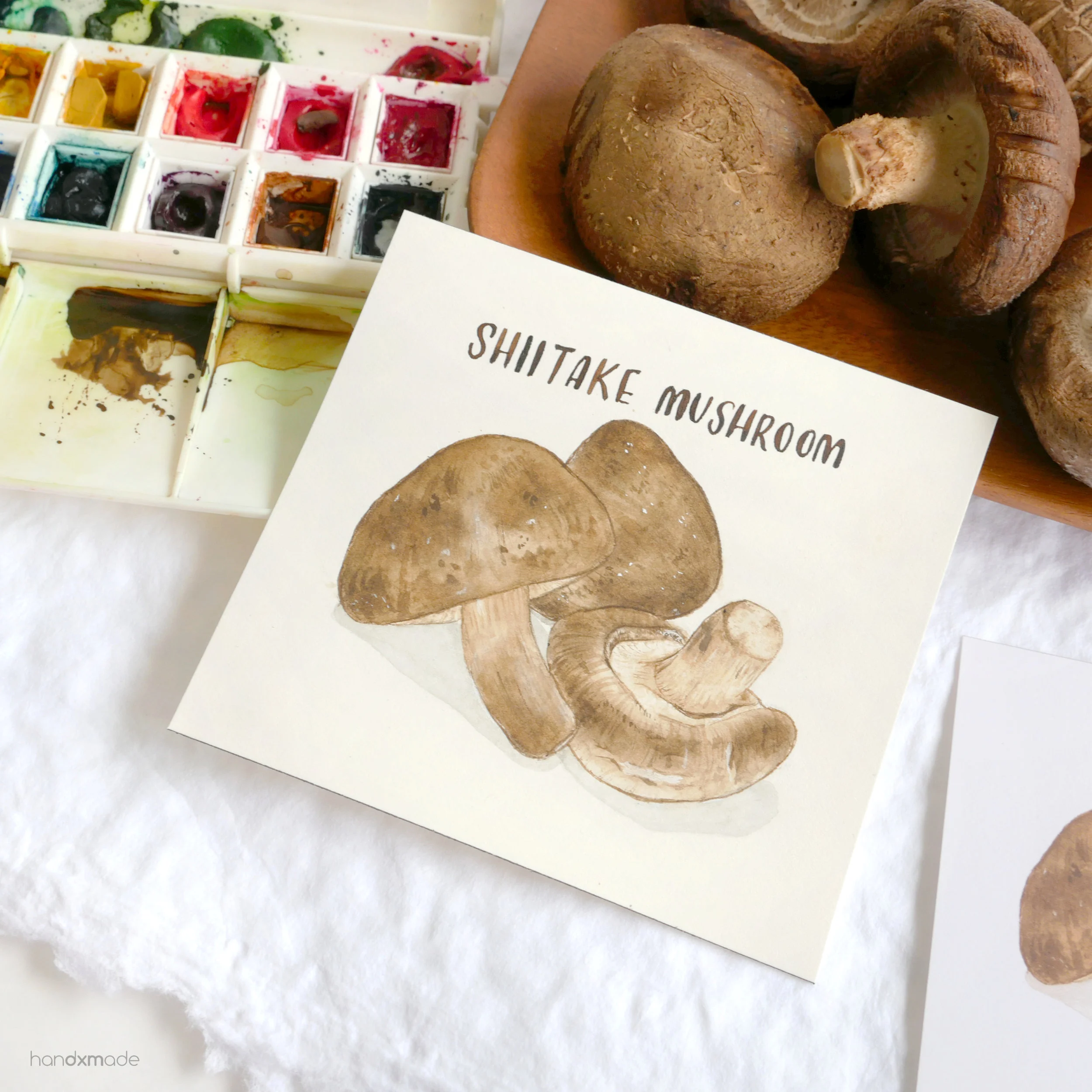 MUSHROOM WATERCOLOUR PRINTS