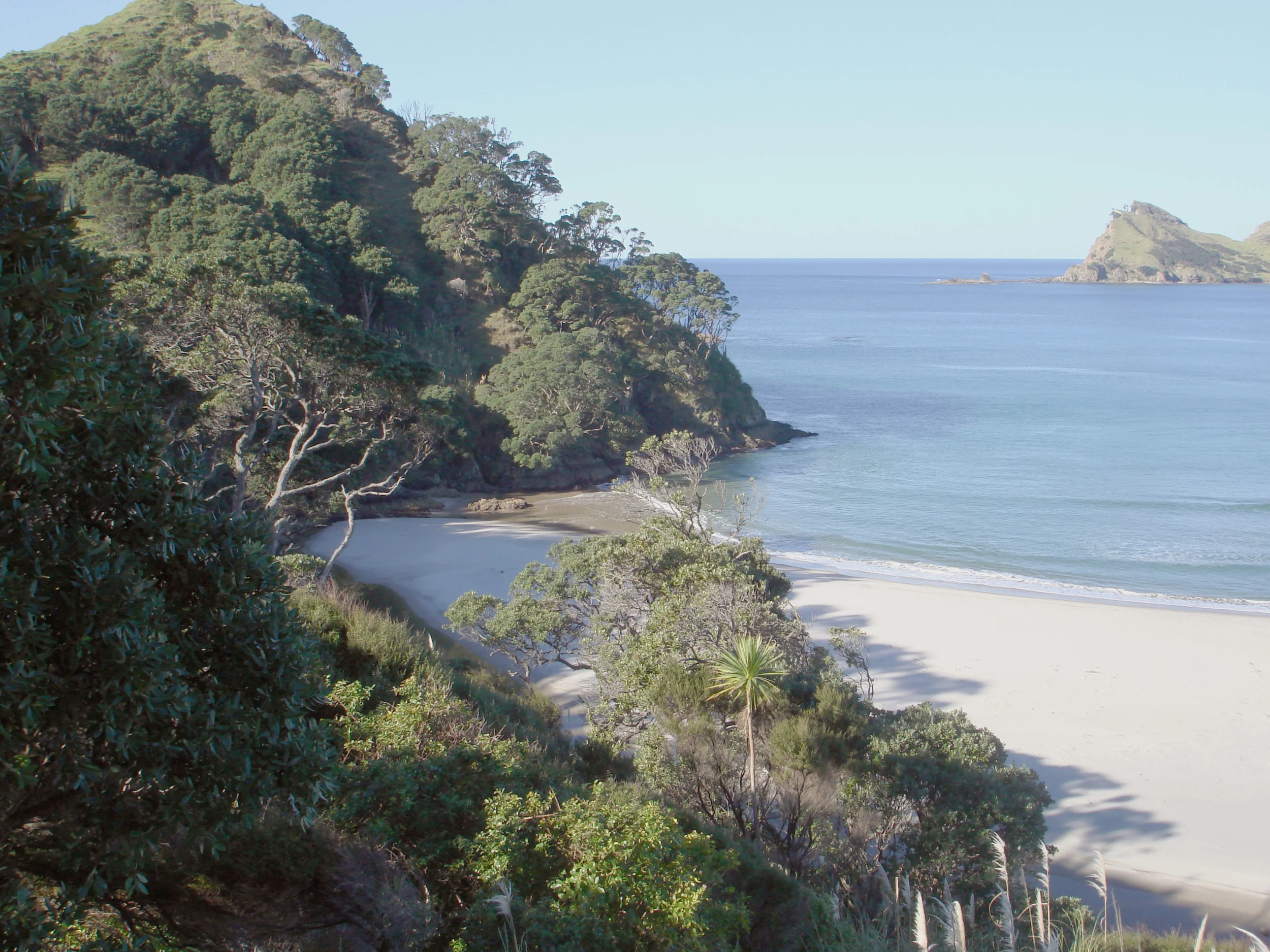 Secluded corner of Medlands beach