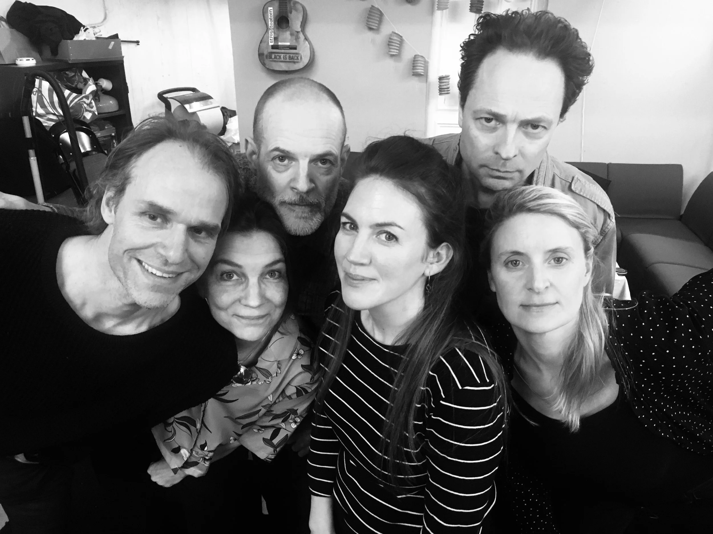 Fr.v: Josef Säterhagen, Angela Kovács, Jacob Ericksson, Julia Marko-Nord, Björn Wahlberg, Åsa Widéen.