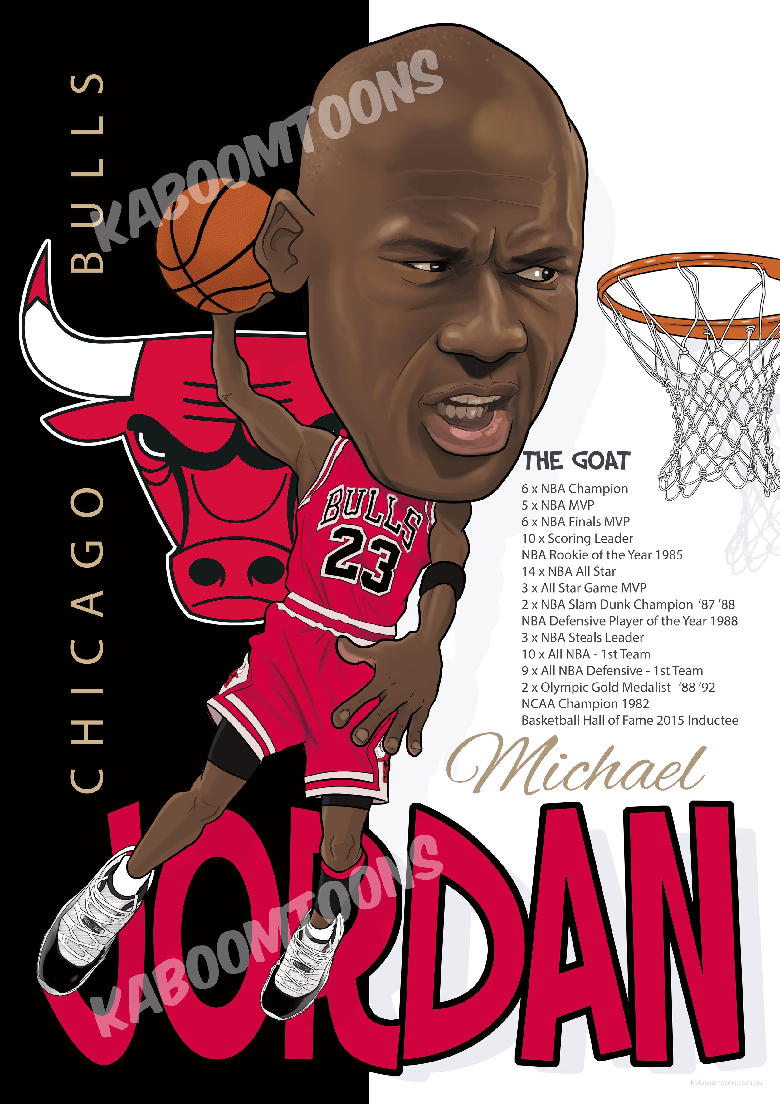 NBA Player Caricatures — KaBOOM! Toons