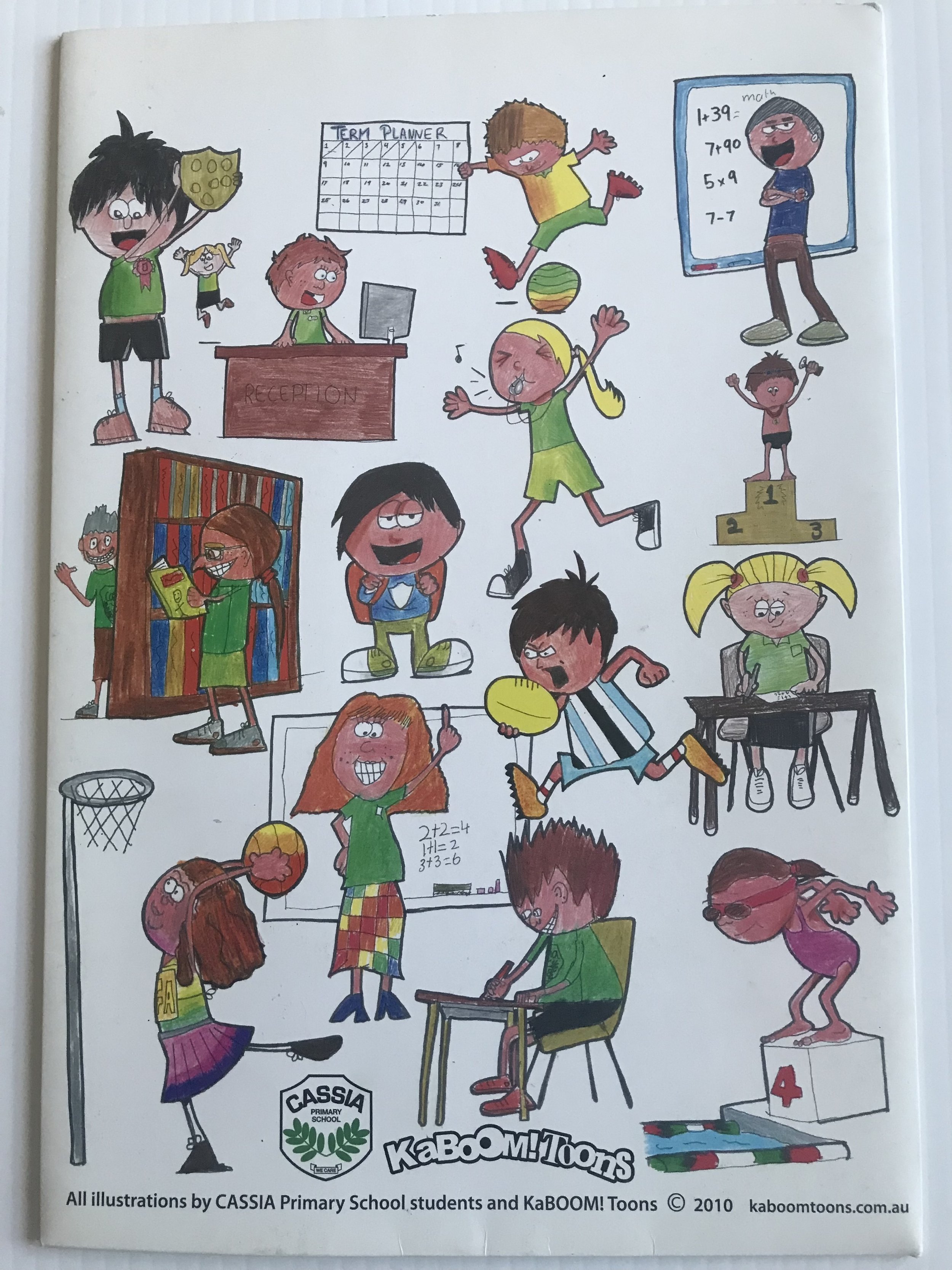 Booklet Design using Student's Artwork